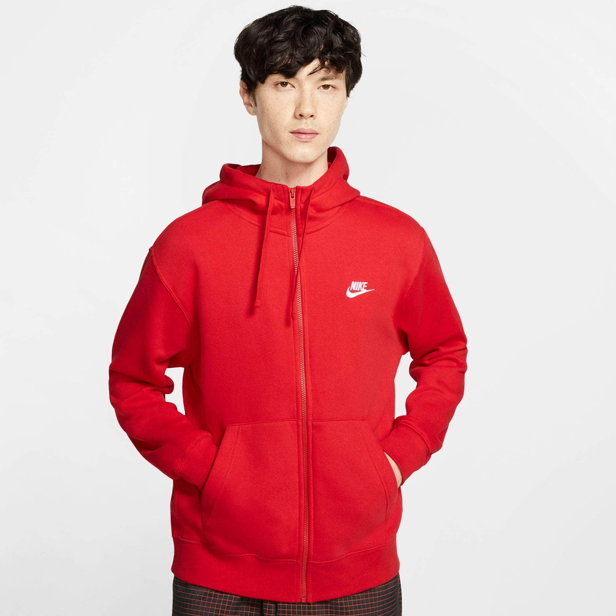 Nike APPAREL Nike Sportswear Club Fleece Full-Zip Hoodie - Men's