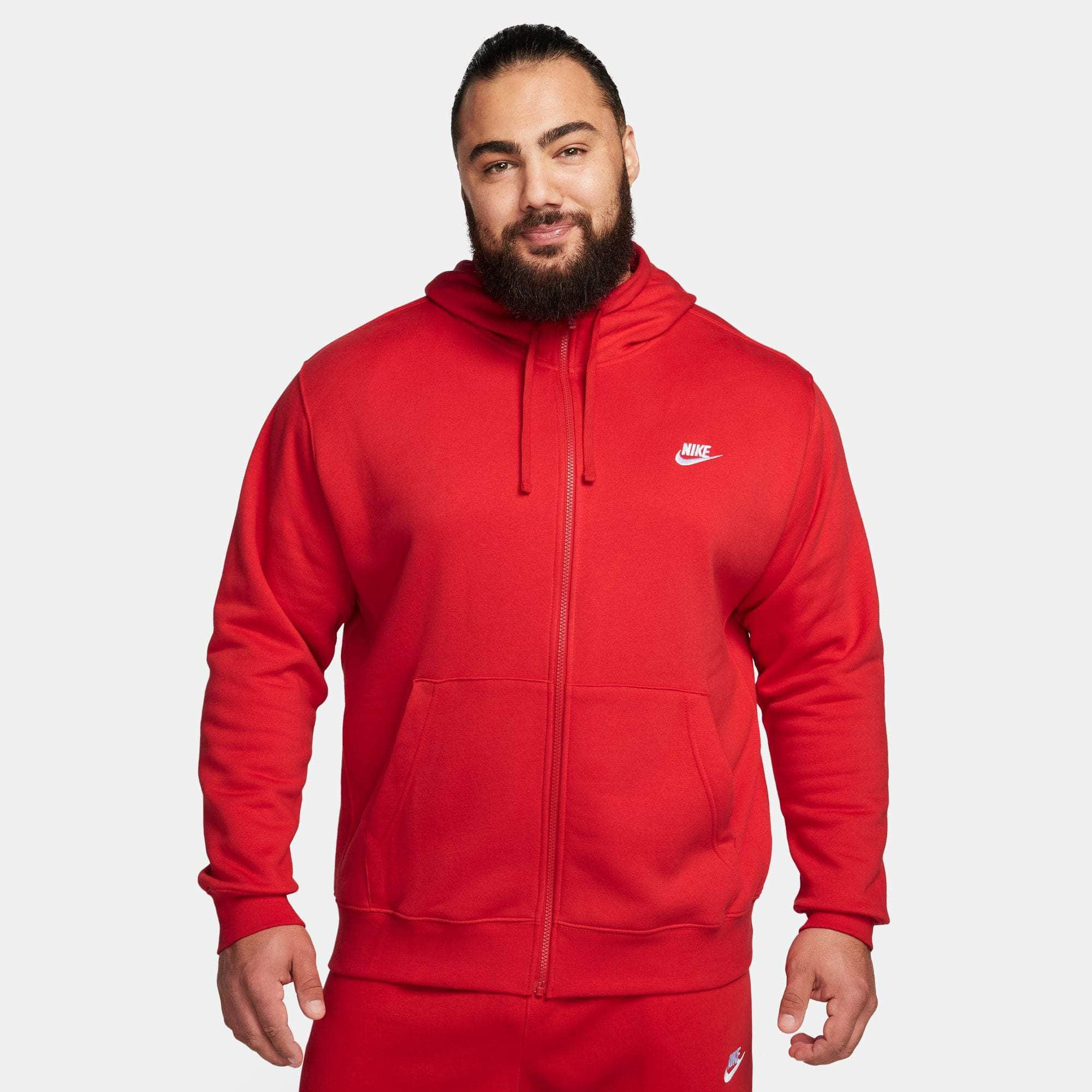 Nike APPAREL Nike Sportswear Club Fleece Full-Zip Hoodie - Men's