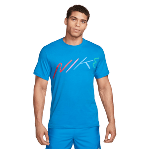 Nike Men's T-Shirt - Blue - S