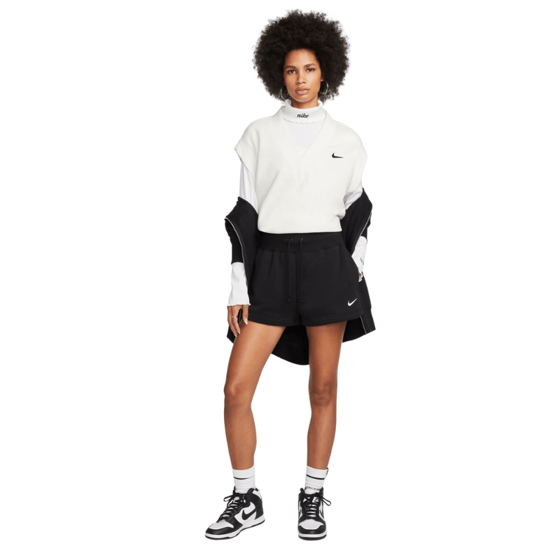 Women's nike sportswear heritage fleece shorts deals