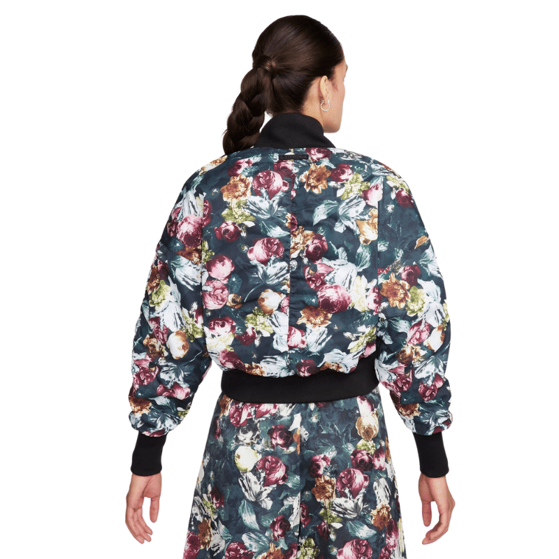 Nike Sportswear Tech Pack Therma-FIT Oversized Reversible Floral Bomber  Jacket - Women's