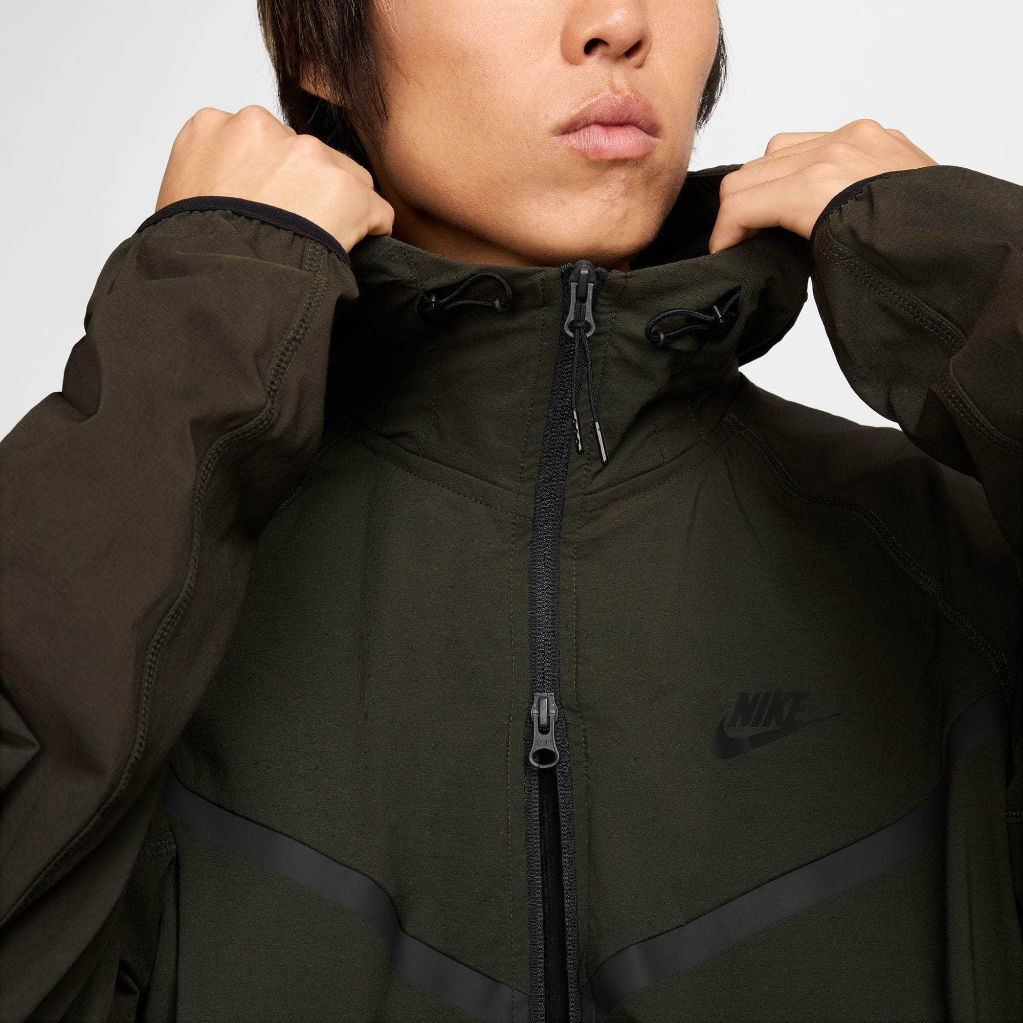 NIKE TECH PACK HD WOVEN JKT Sサイズ Nike Sportswear Tech Pack Woven Hooded Jacket Deep Ocean