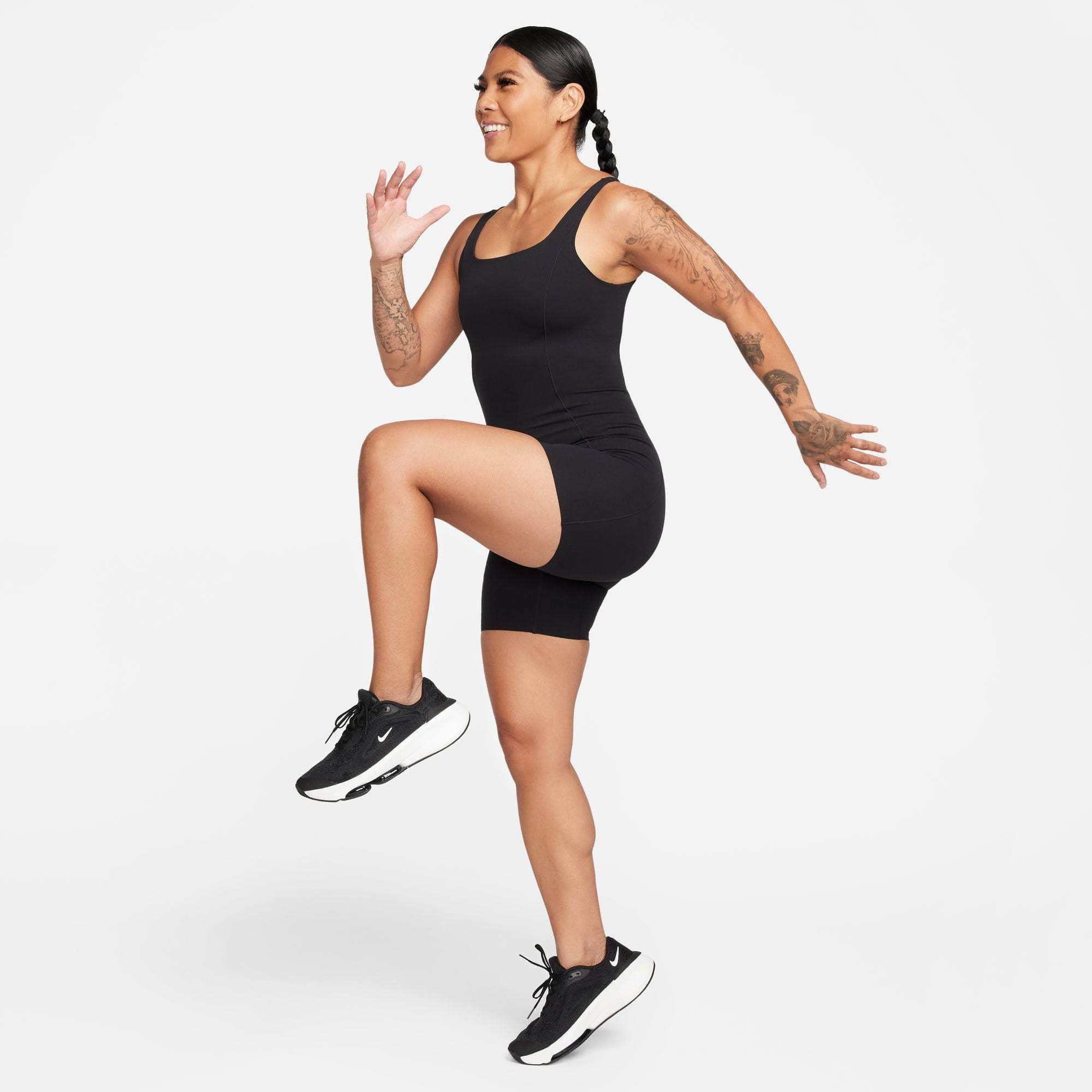 Nike APPAREL Nike Zenvy Dri-FIT Short Bodysuit - Women's