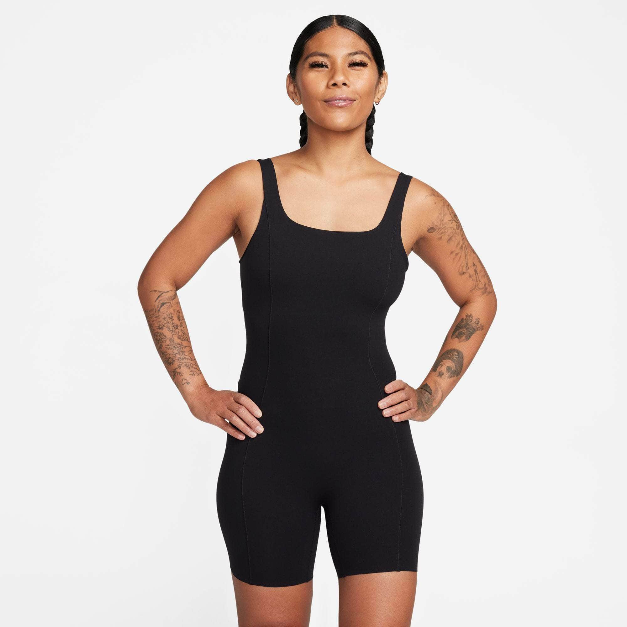 Nike APPAREL Nike Zenvy Dri-FIT Short Bodysuit - Women's