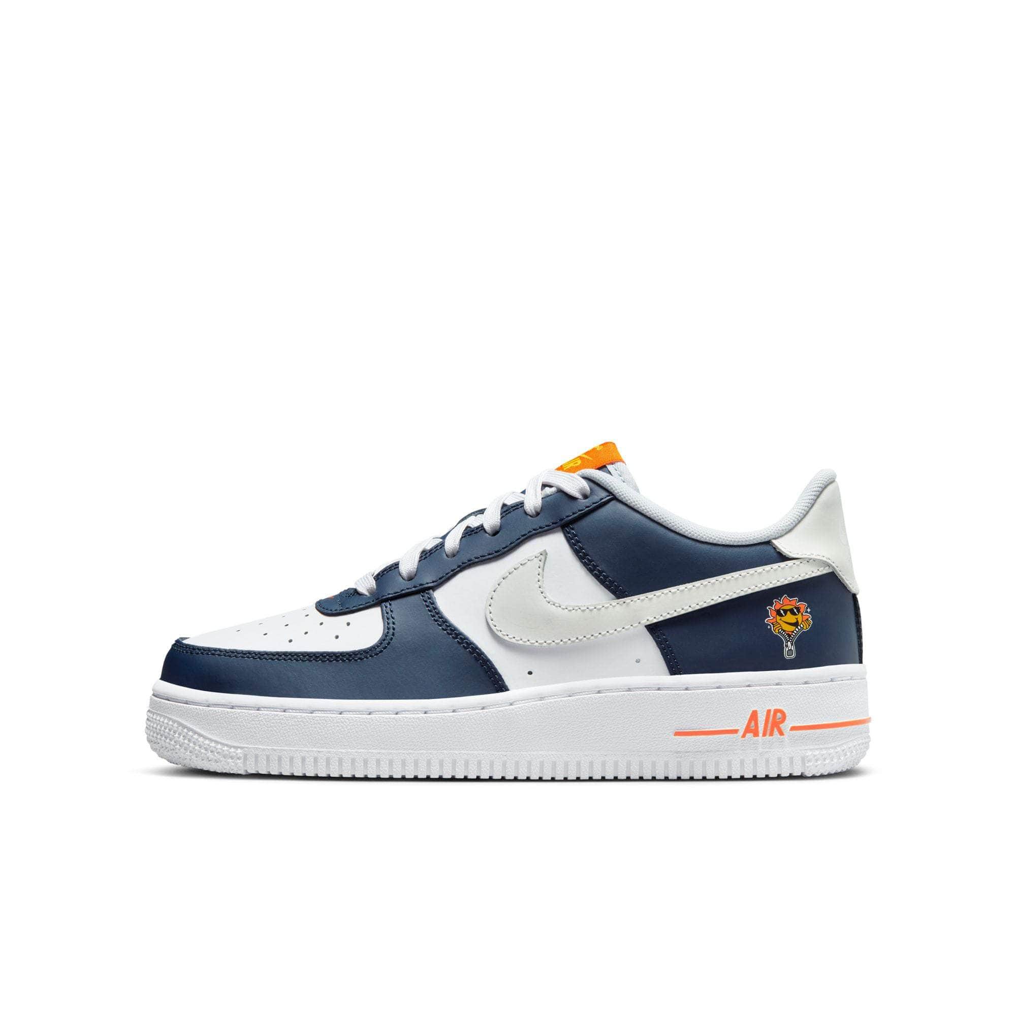 NIKE FOOTWEAR 5 / MIDNIGHT NAVY/WHITE-BLUE TINT Nike Air Force 1 Low GS “UV Color Change”- Boy'S GS 196609334384 FN7239-410