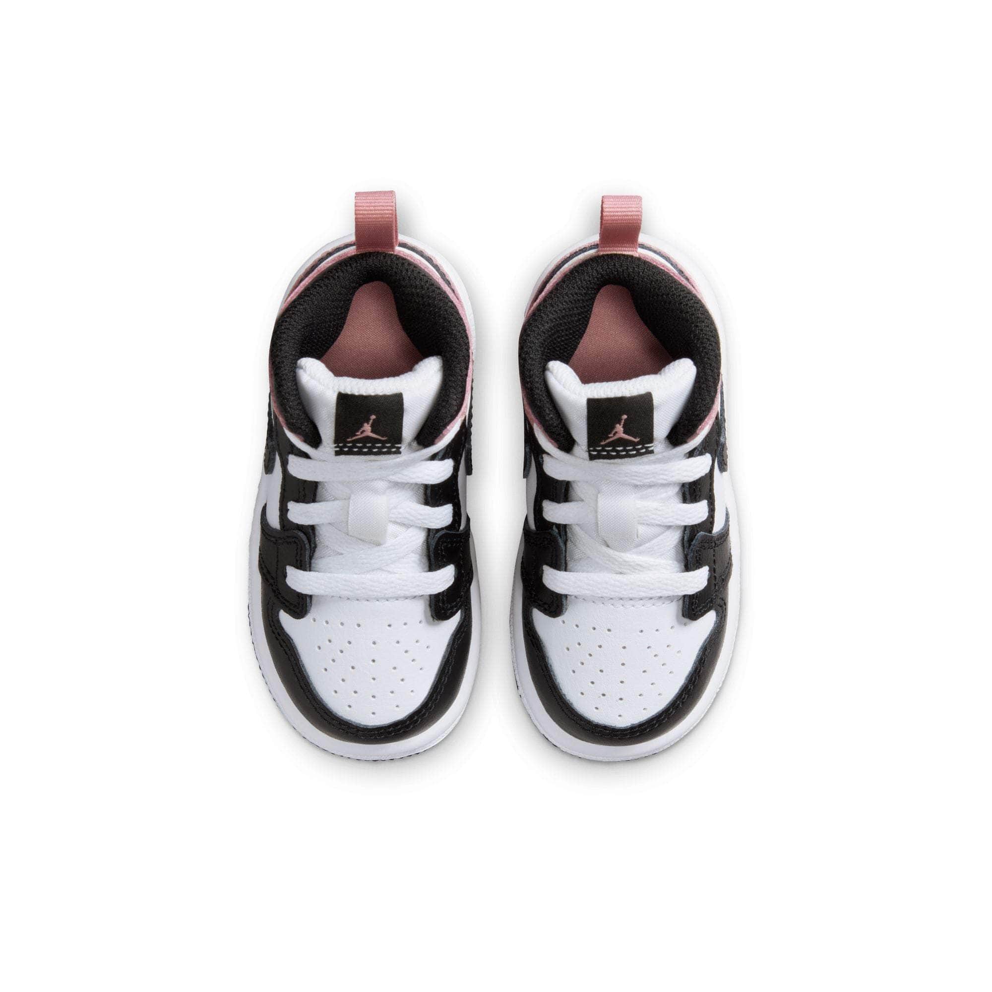 Nike FOOTWEAR Air Jordan 1 Mid "White Rust Pink Black" - Toddler