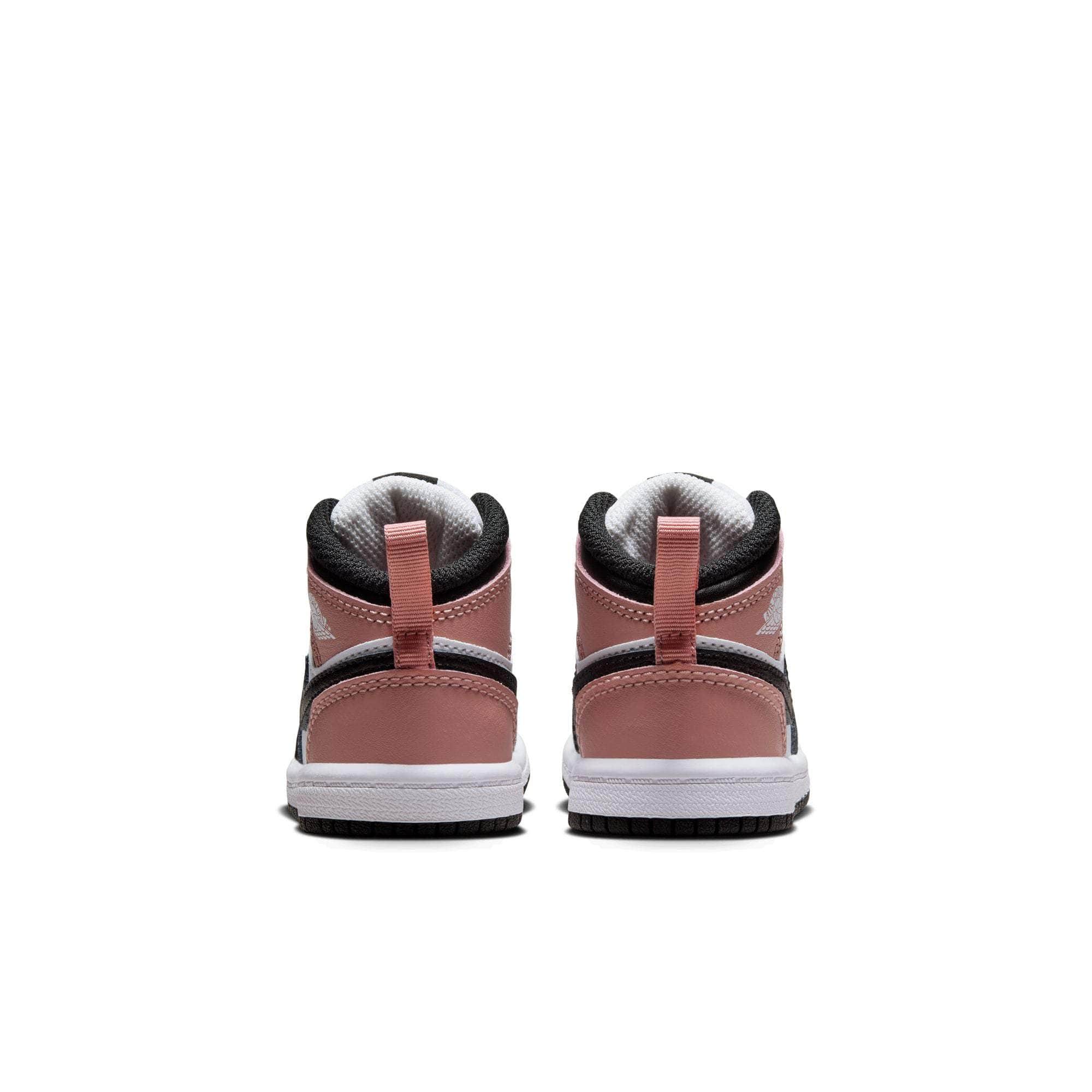 Nike FOOTWEAR Air Jordan 1 Mid "White Rust Pink Black" - Toddler