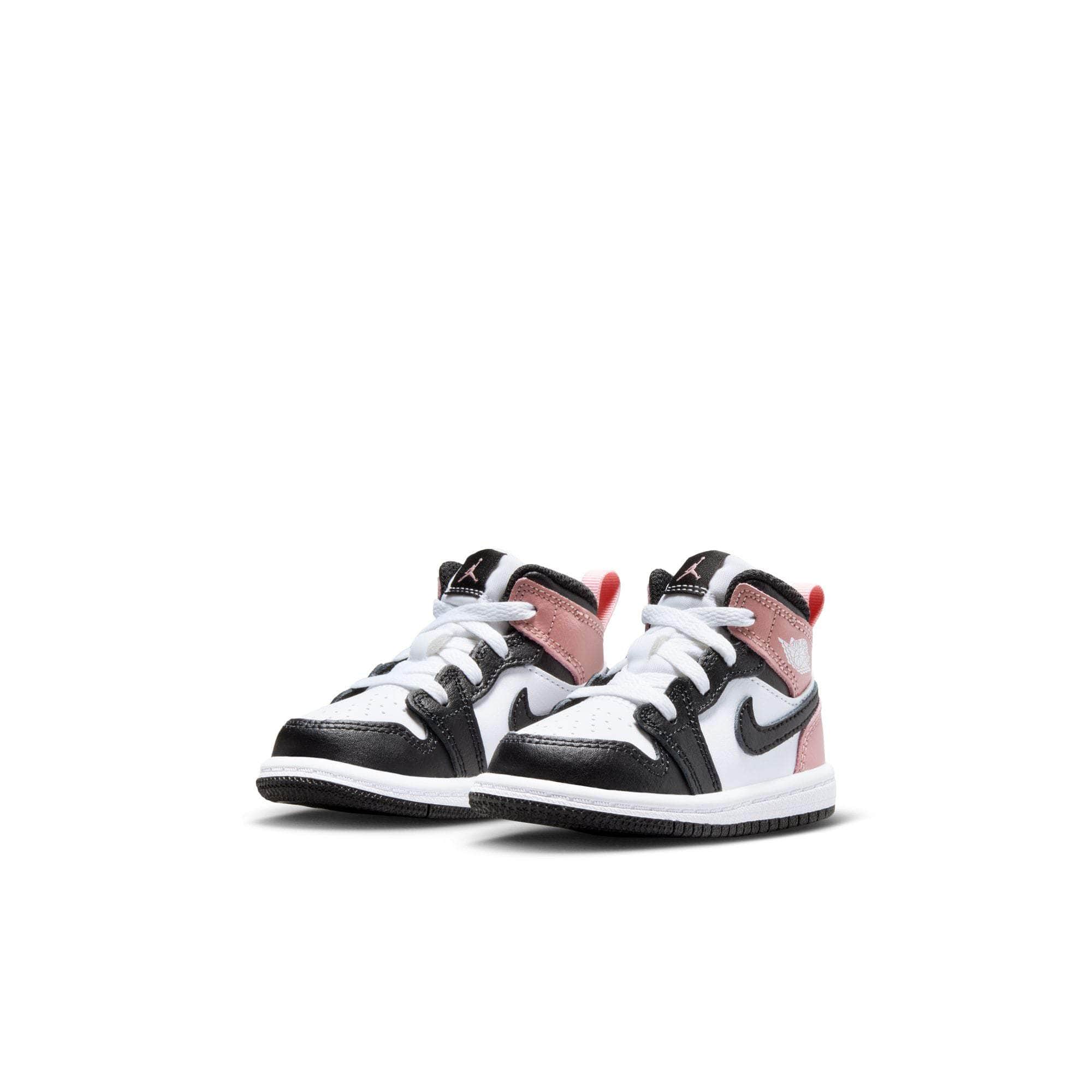 Nike FOOTWEAR Air Jordan 1 Mid "White Rust Pink Black" - Toddler