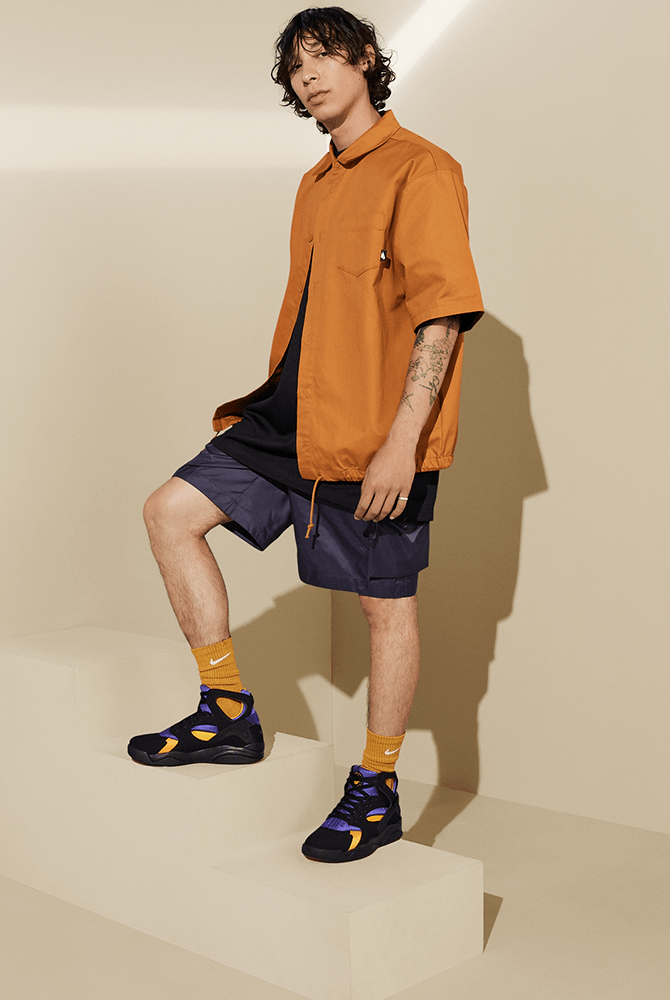 Nike air hot sale flight huarache lakers