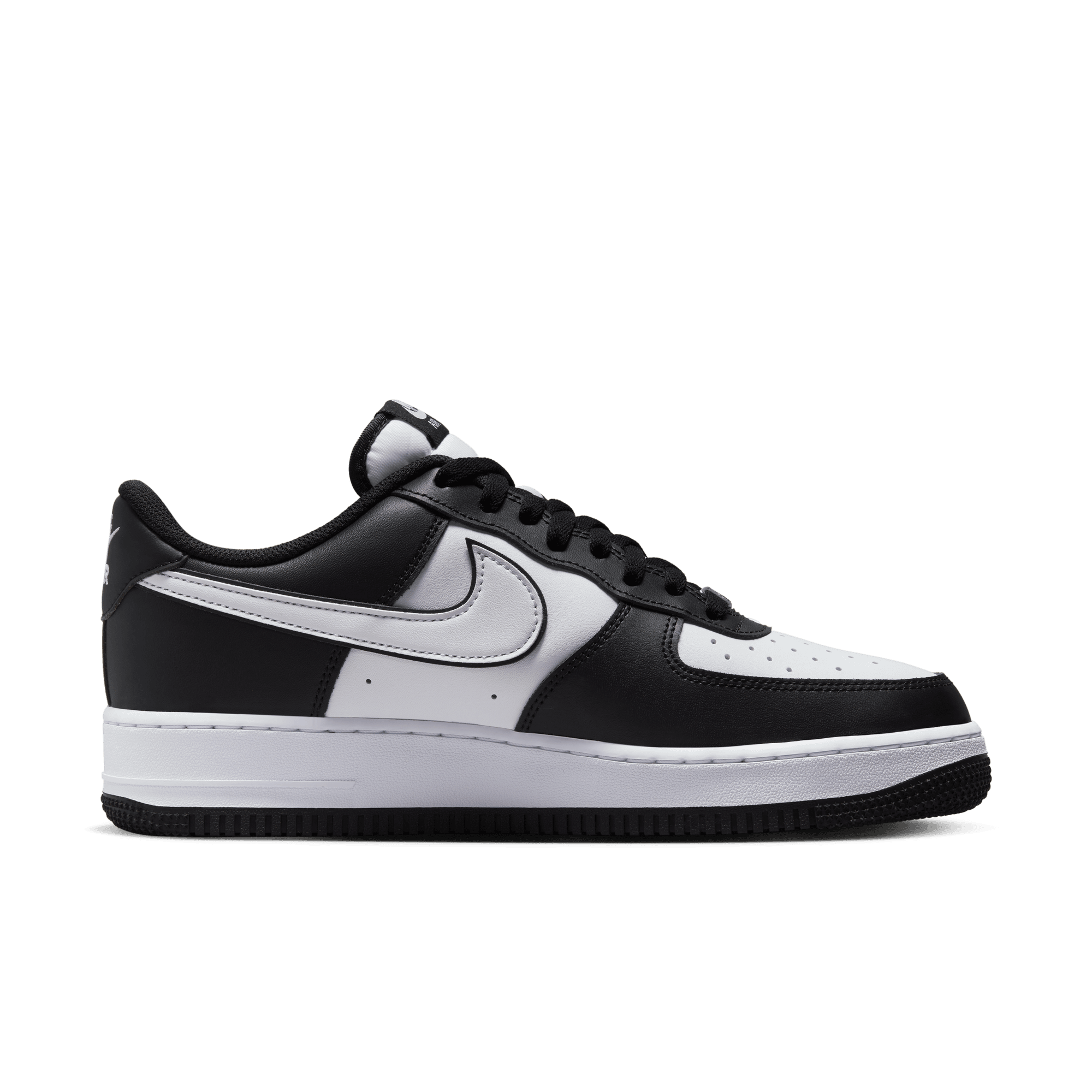 black nike air force 1 white swoosh
