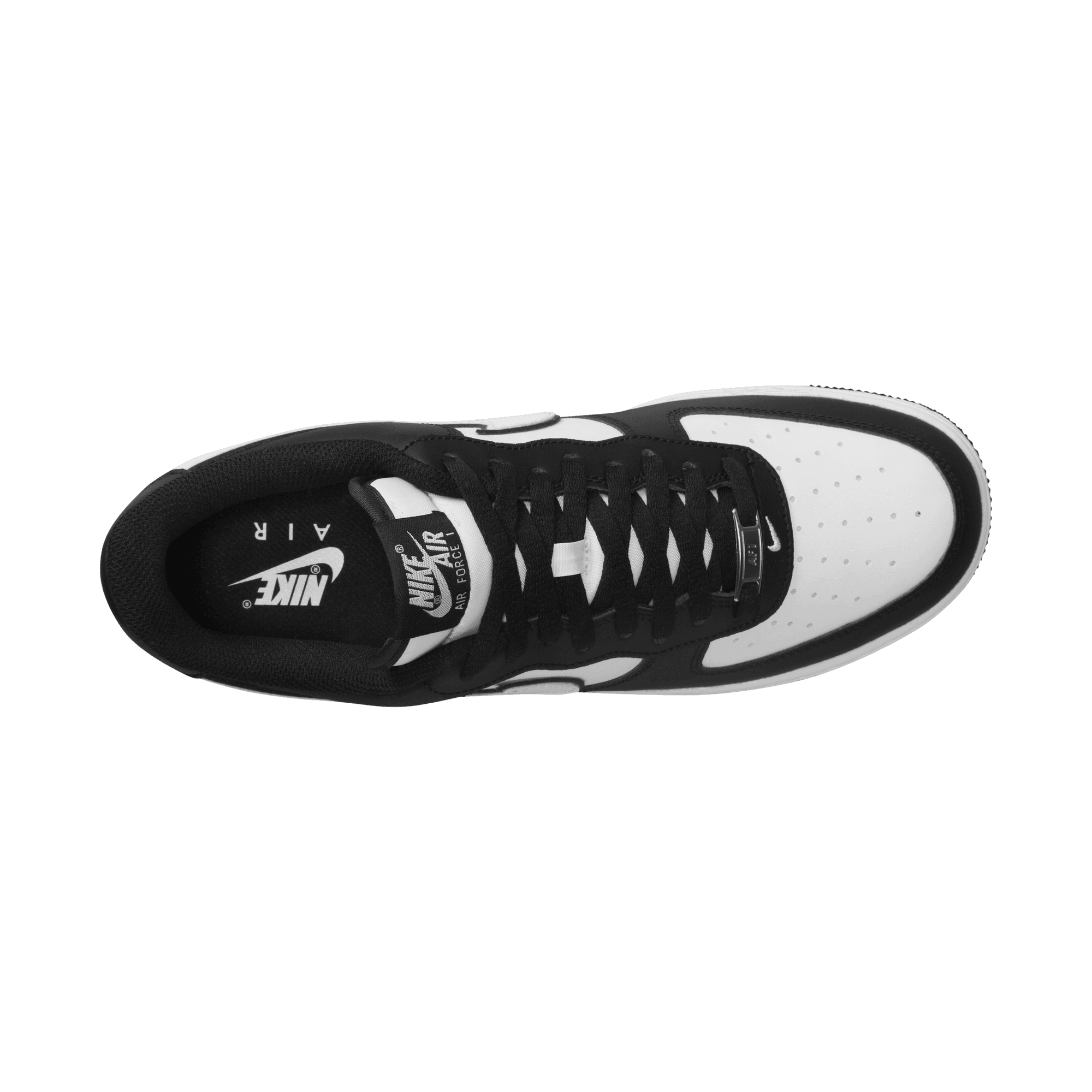 nike air force 1 black swoosh mens