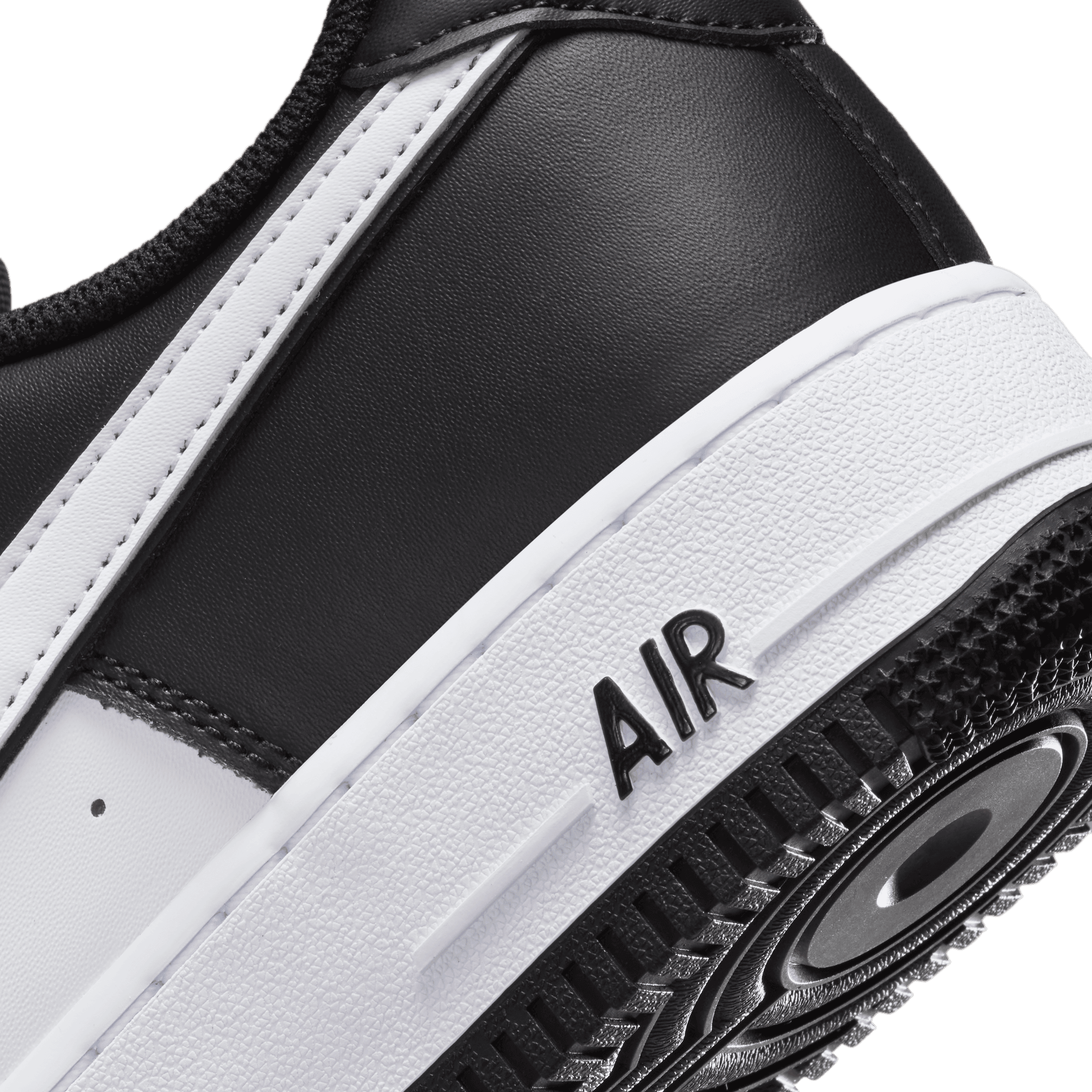 nike air force 1 black swoosh mens