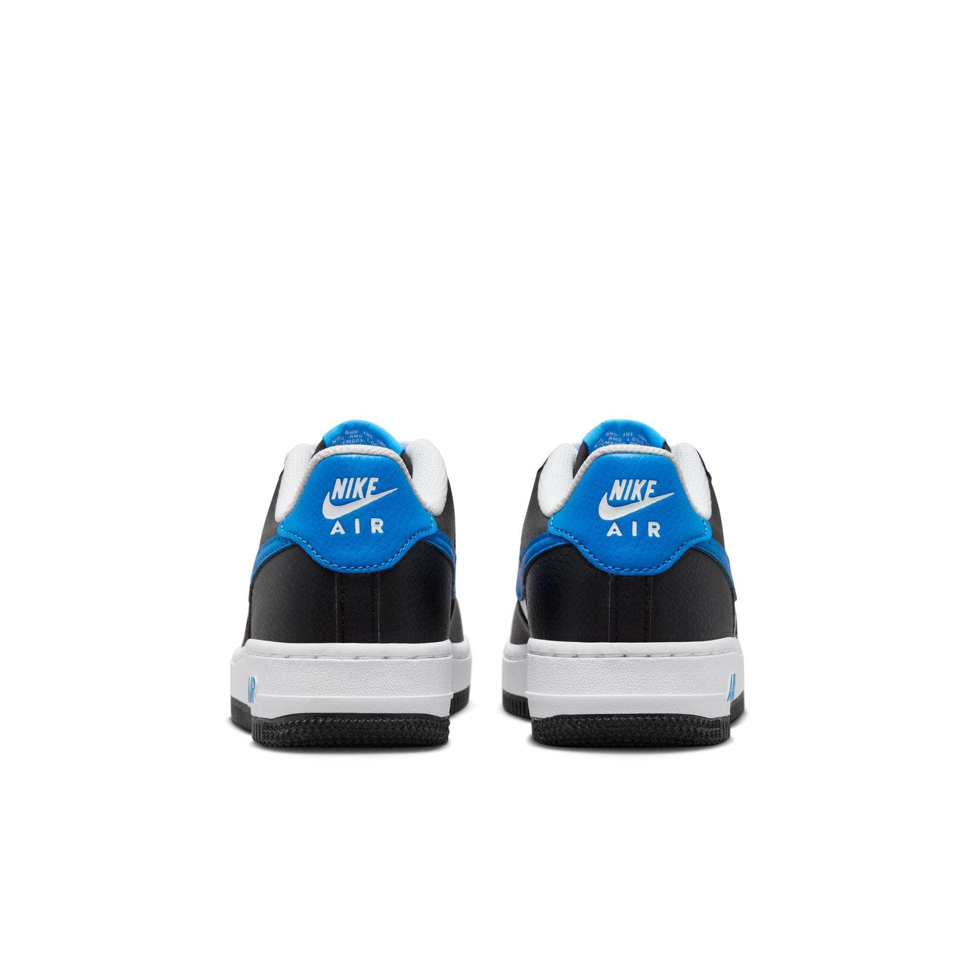 NIKE FOOTWEAR Nike Air Force 1 “Black/Royal Blue” - Boy's GS