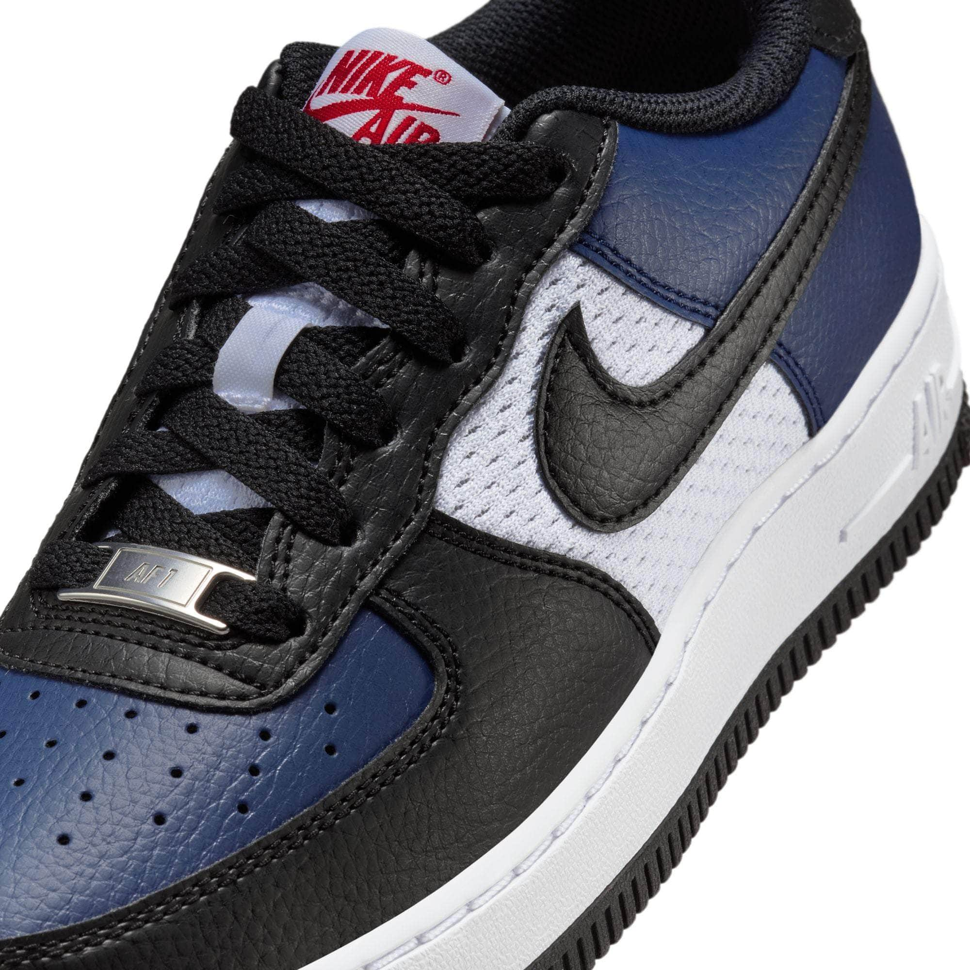 Nike FOOTWEAR Nike Air Force 1 Low "Midnight Navy Black" - Boy's GS