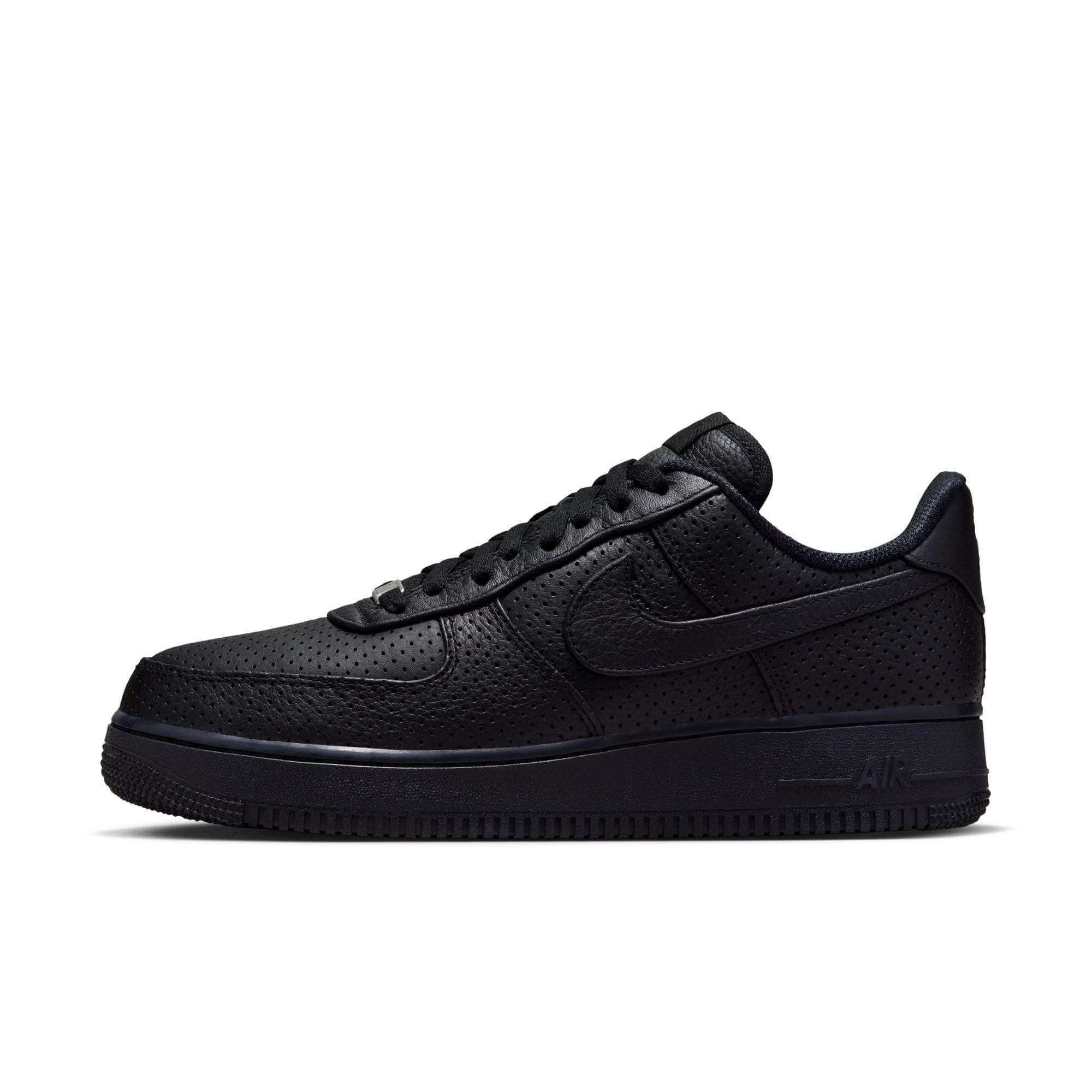 Nike Footwear Nike Air Force 1 Low SP "Triple Black Perforated" - Men's