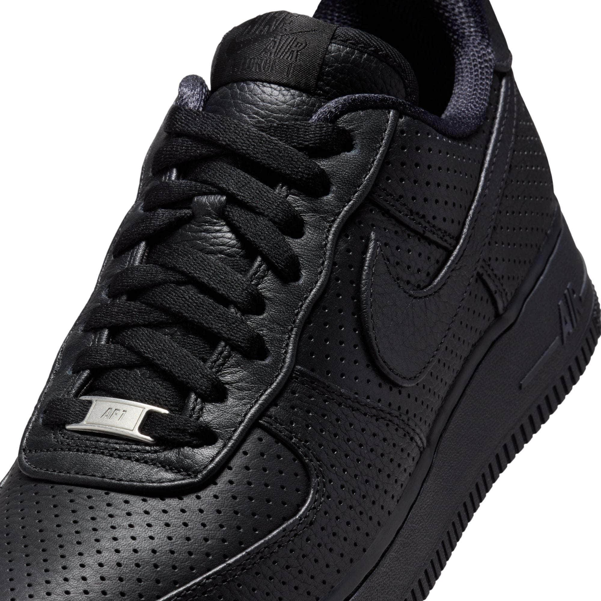 Nike Footwear Nike Air Force 1 Low SP "Triple Black Perforated" - Men's