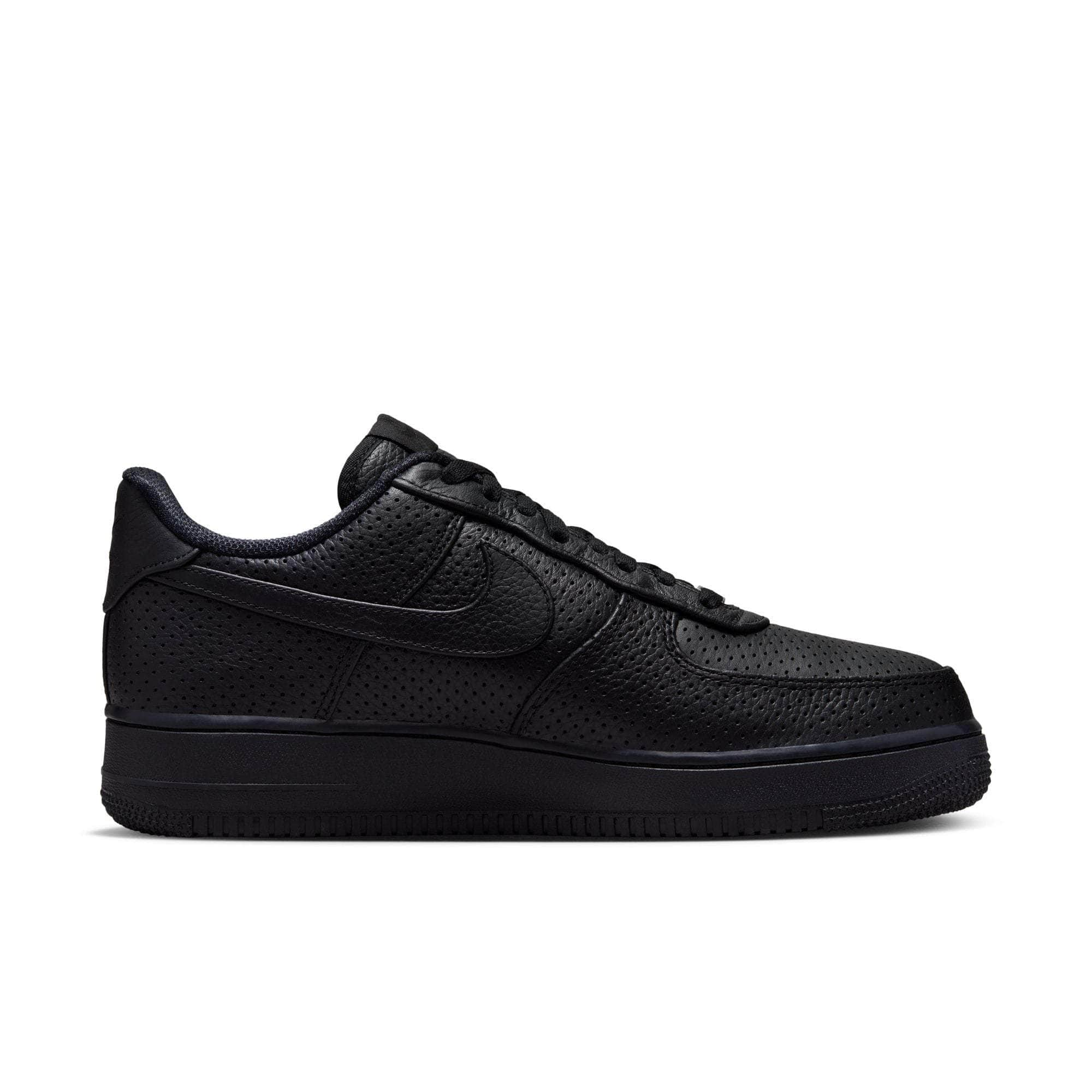 Nike Footwear Nike Air Force 1 Low SP "Triple Black Perforated" - Men's