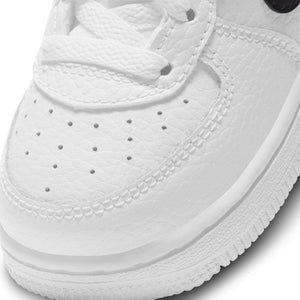 NIKE FOOTWEAR Nike Air Force 1 Low White Black Swoosh - Toddler's TD