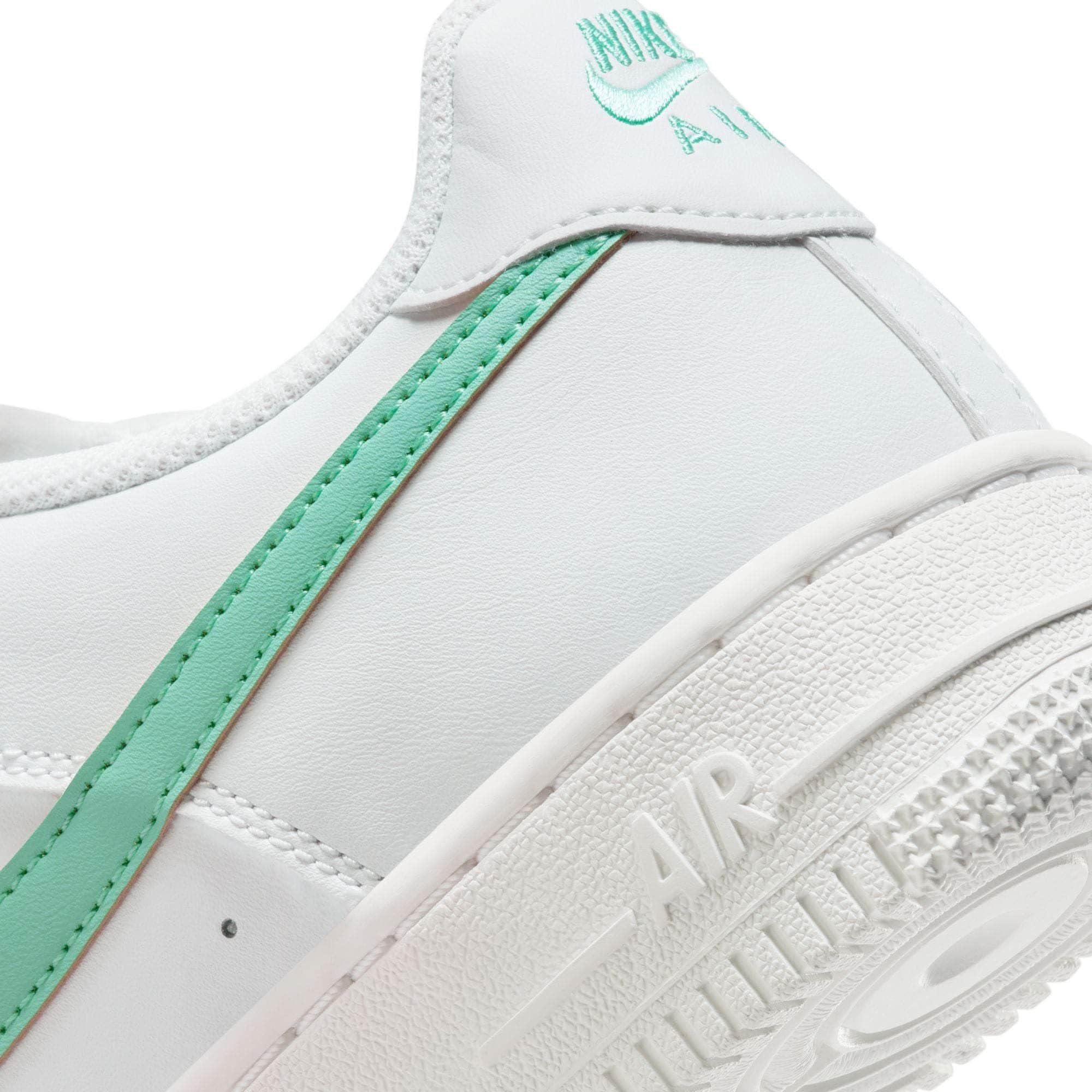 nike FOOTWEAR Nike Air Force 1 " White Emerald Rise" - Boy's GS