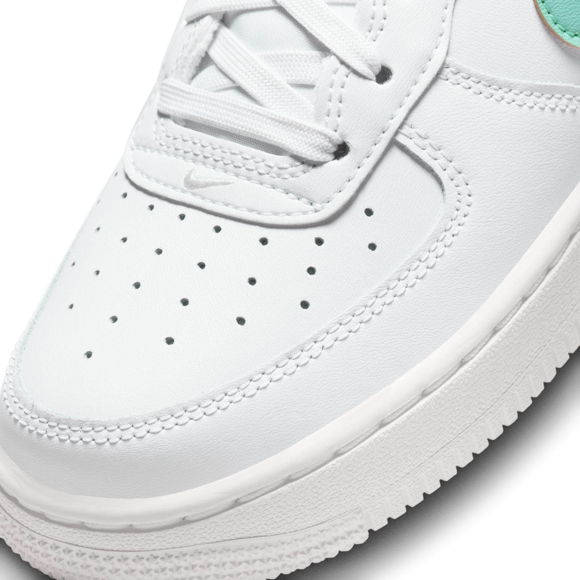 nike FOOTWEAR Nike Air Force 1 " White Emerald Rise" - Boy's GS