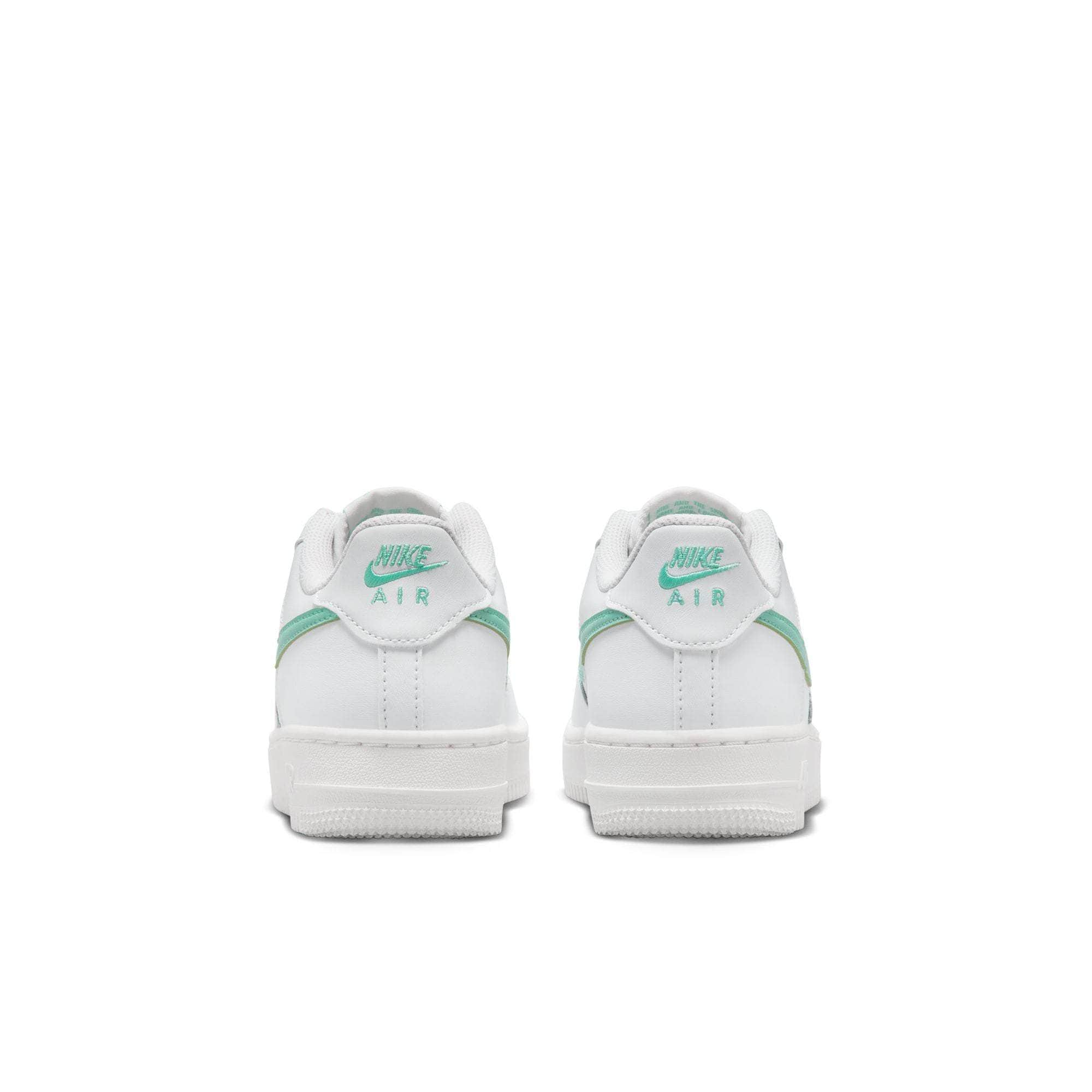 nike FOOTWEAR Nike Air Force 1 " White Emerald Rise" - Boy's GS