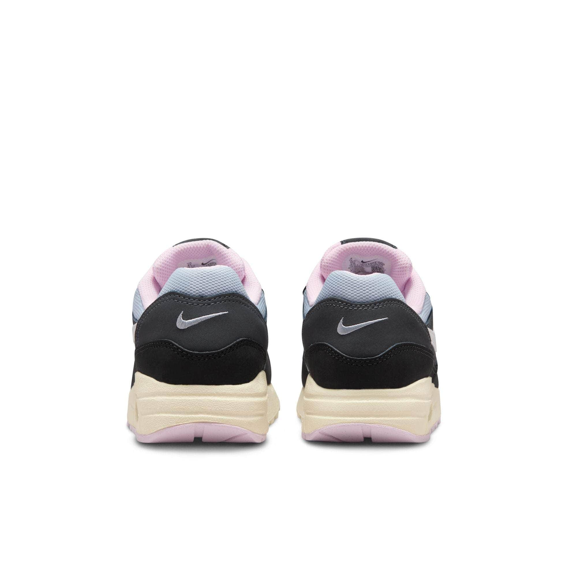 Nike FOOTWEAR Nike Air Max 1 "Black Anthracite pink Foam" - Boy's Grade School