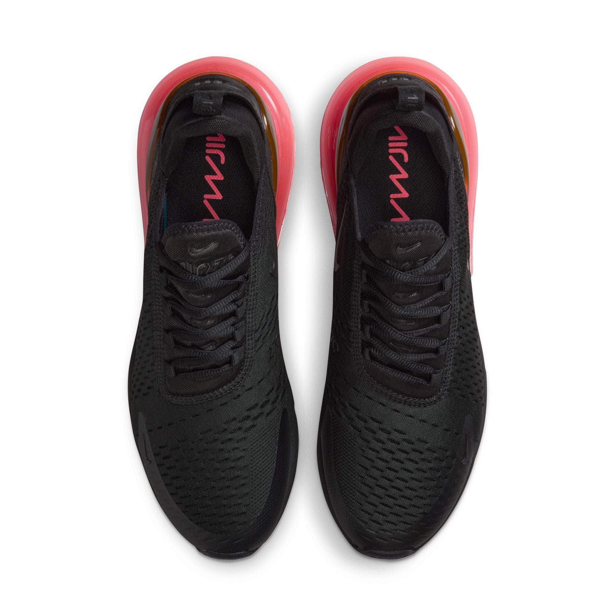 nike air force max black hot punch