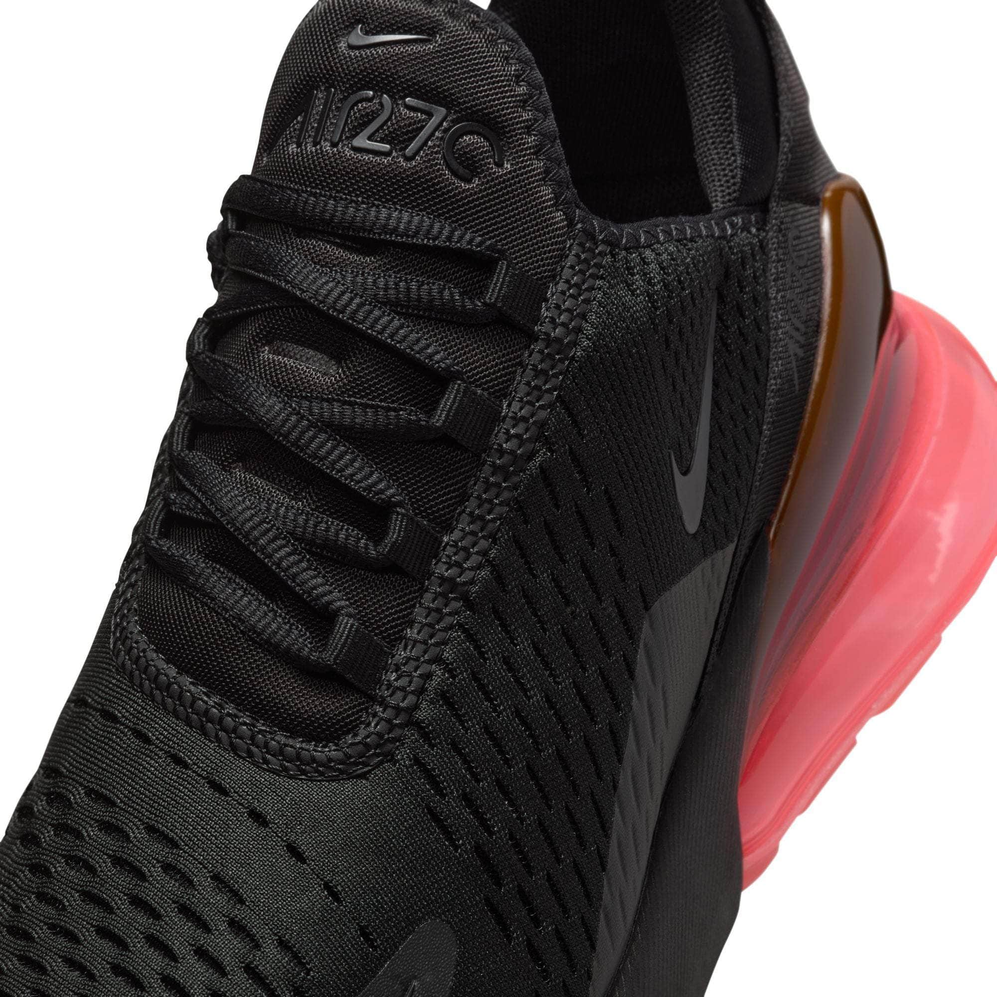 nike air force max black hot punch