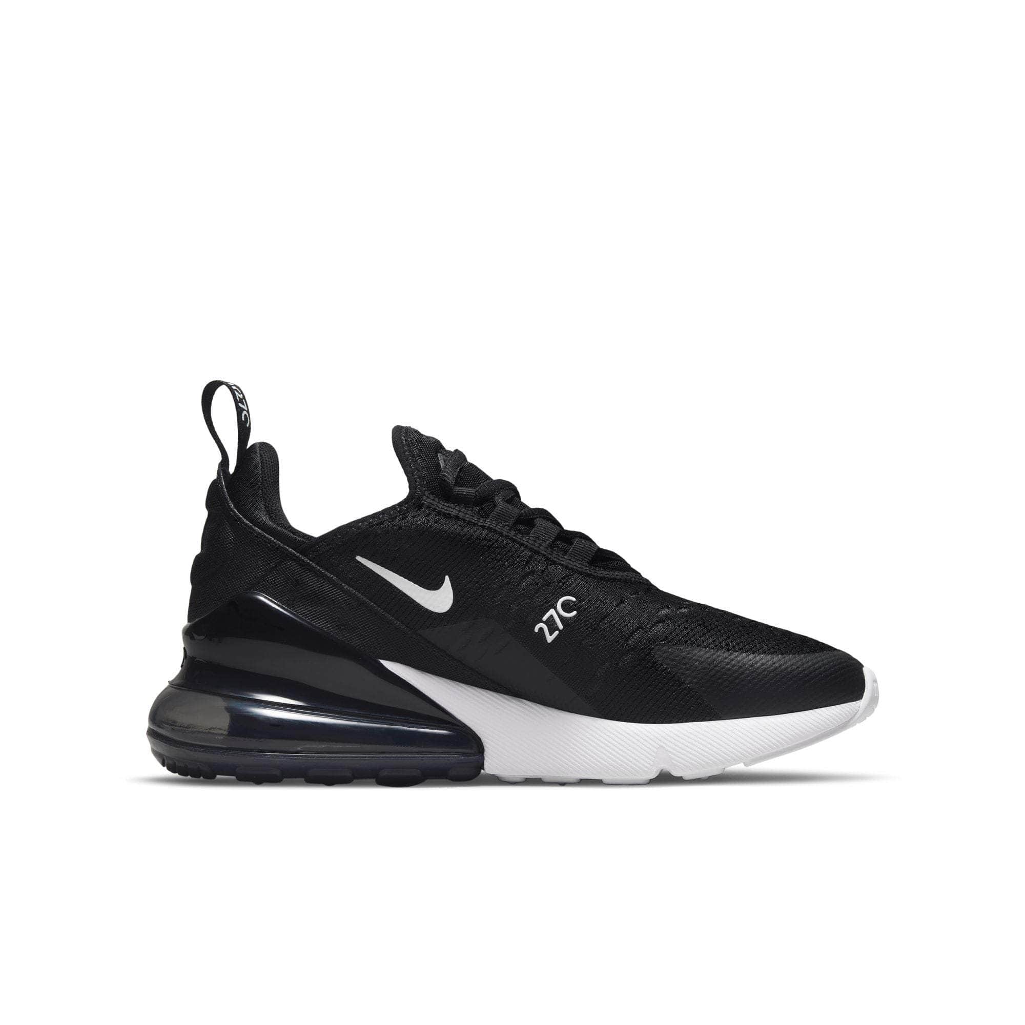 Nike FOOTWEAR Nike Air Max 270 "Black White" - Boy's GS