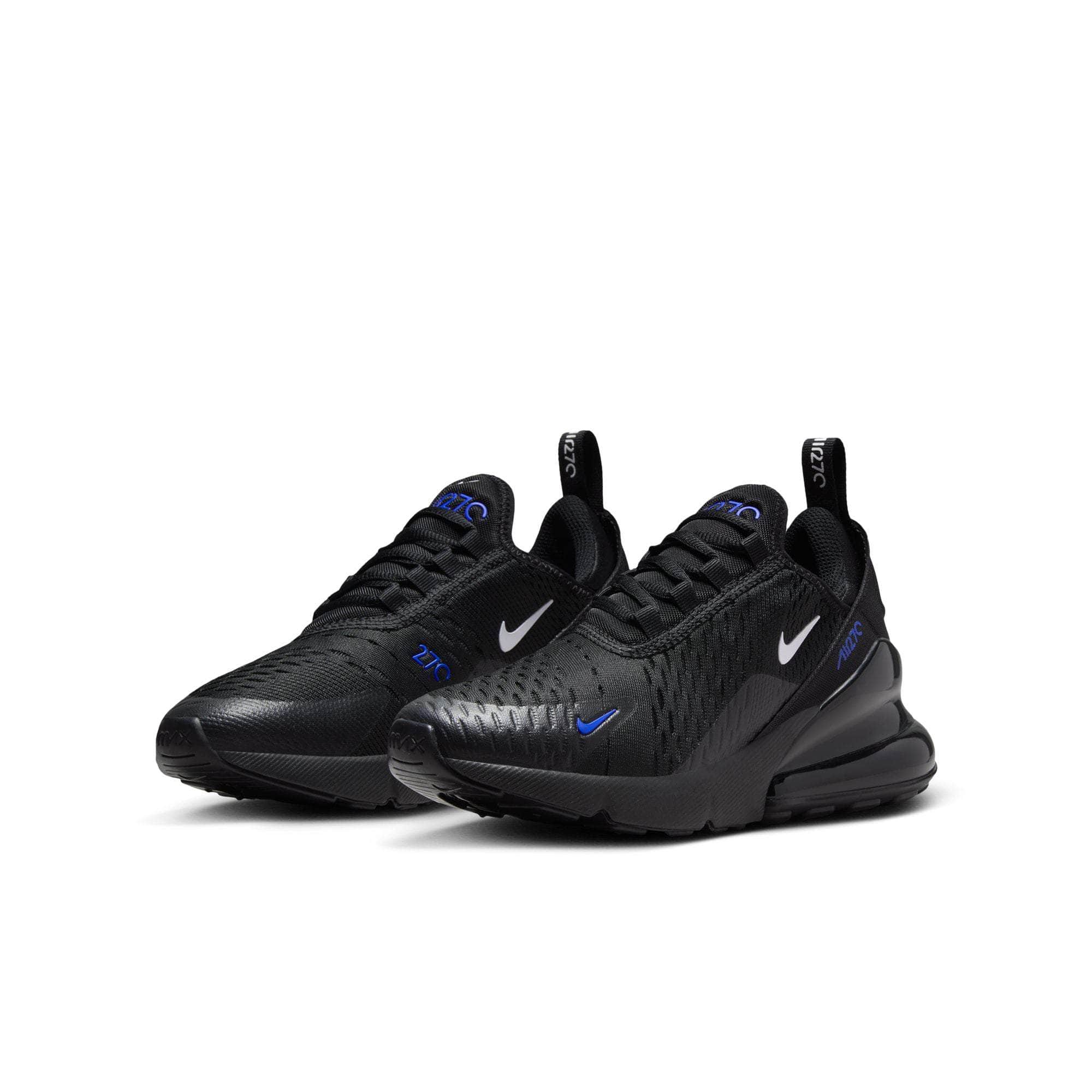 Nike air max 270 black blue junior Clearance