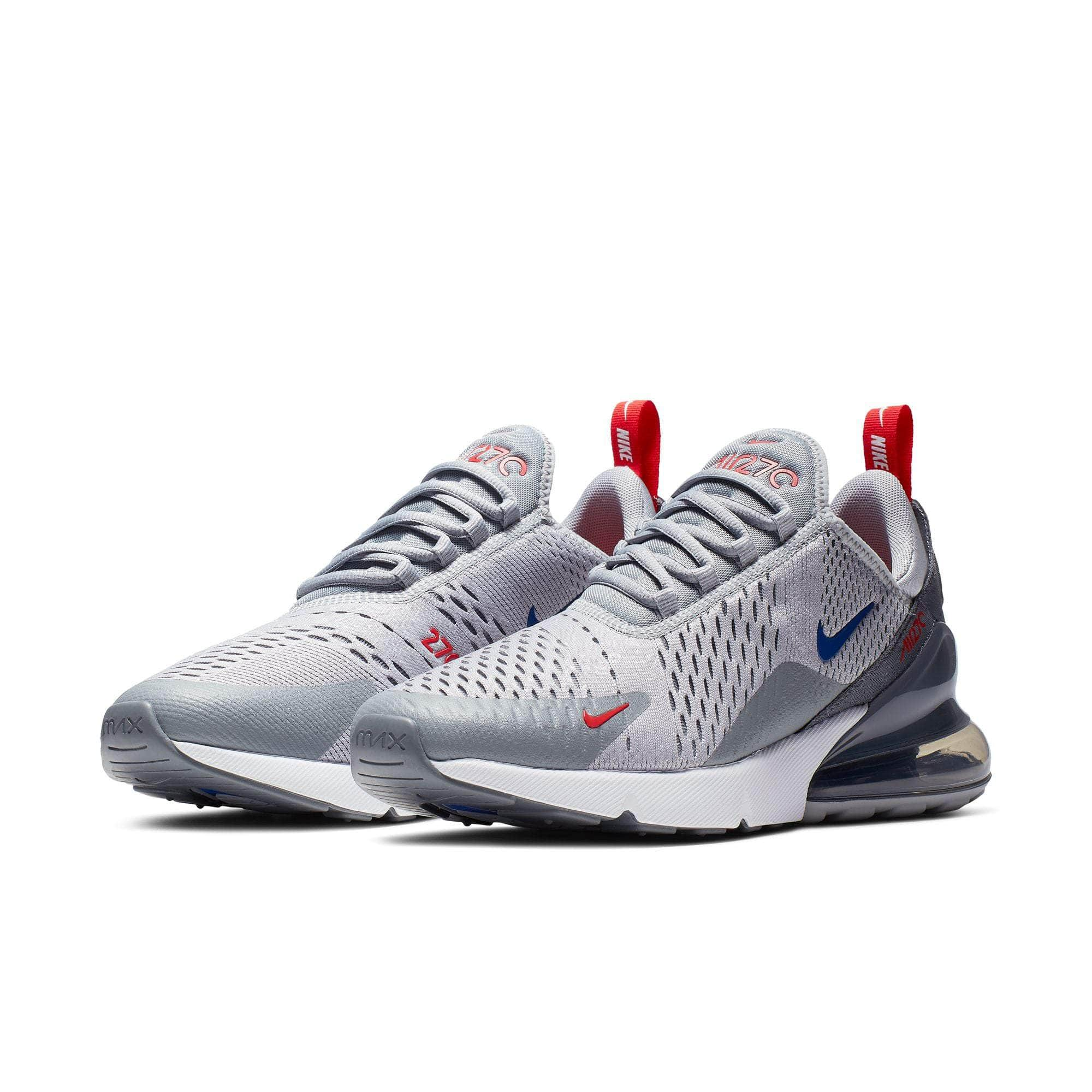 Nike FOOTWEAR Nike Air Max 270 "Grey Royal Red" - Men's