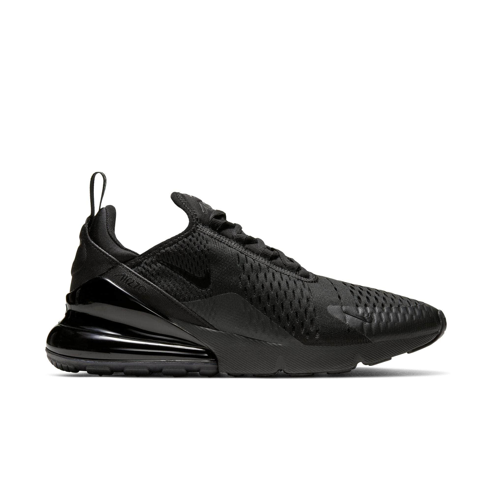 mens nike air max 270 triple black