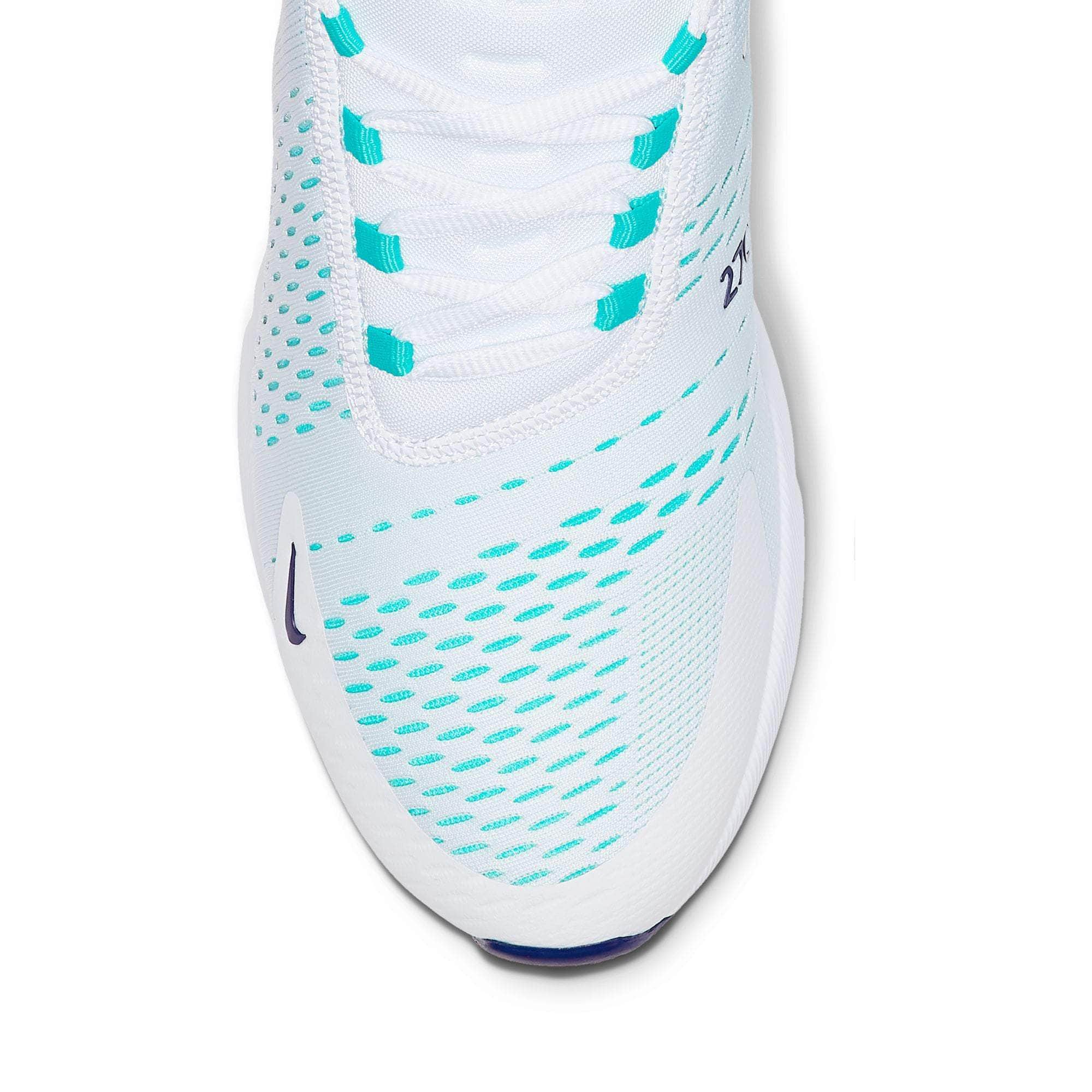 Nike Footwear Nike Air Max 270 "White Hyper Jade Deep Royal Blue" - Men's