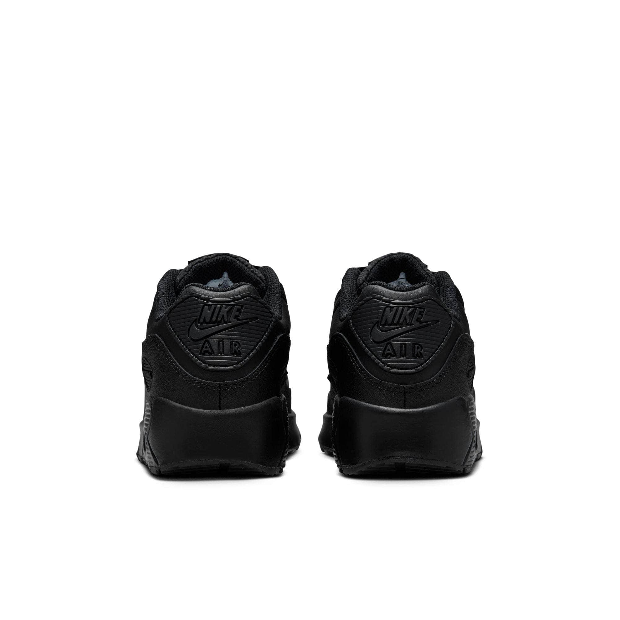 Nike FOOTWEAR Nike Air Max 90 "Triple Black" - Boy's GS