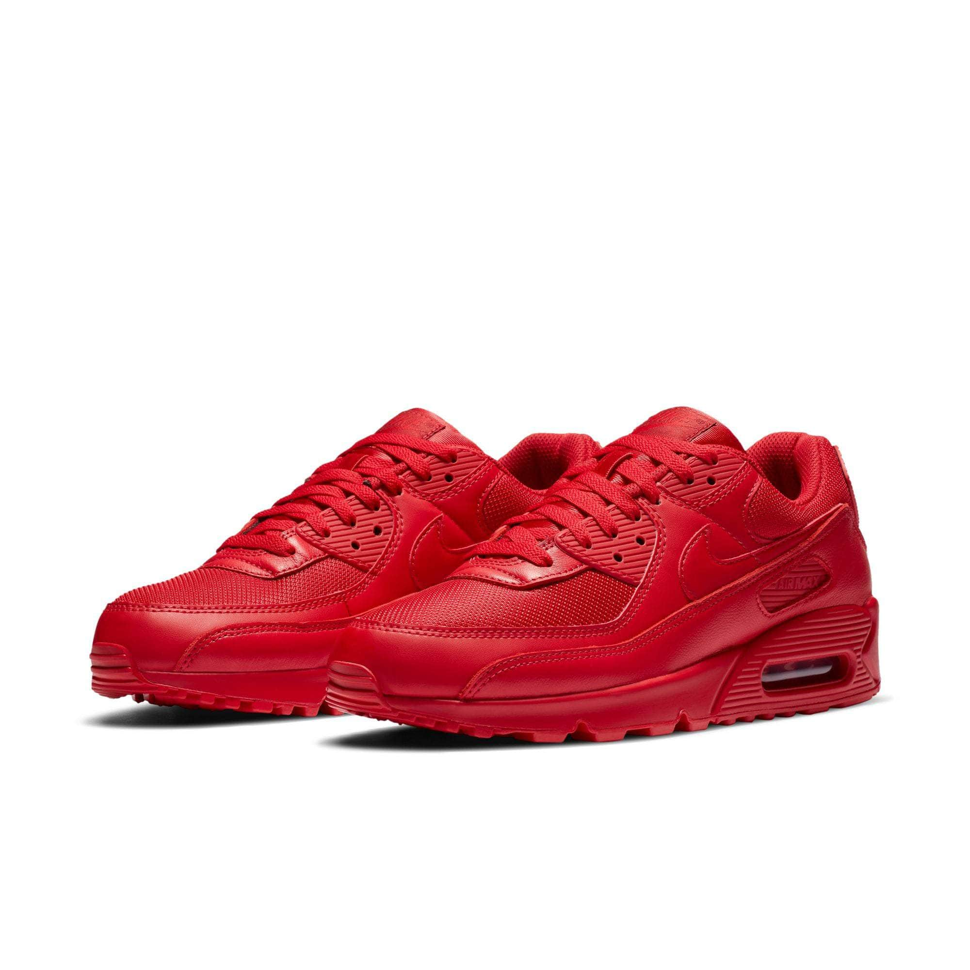 All red hot sale mens nikes