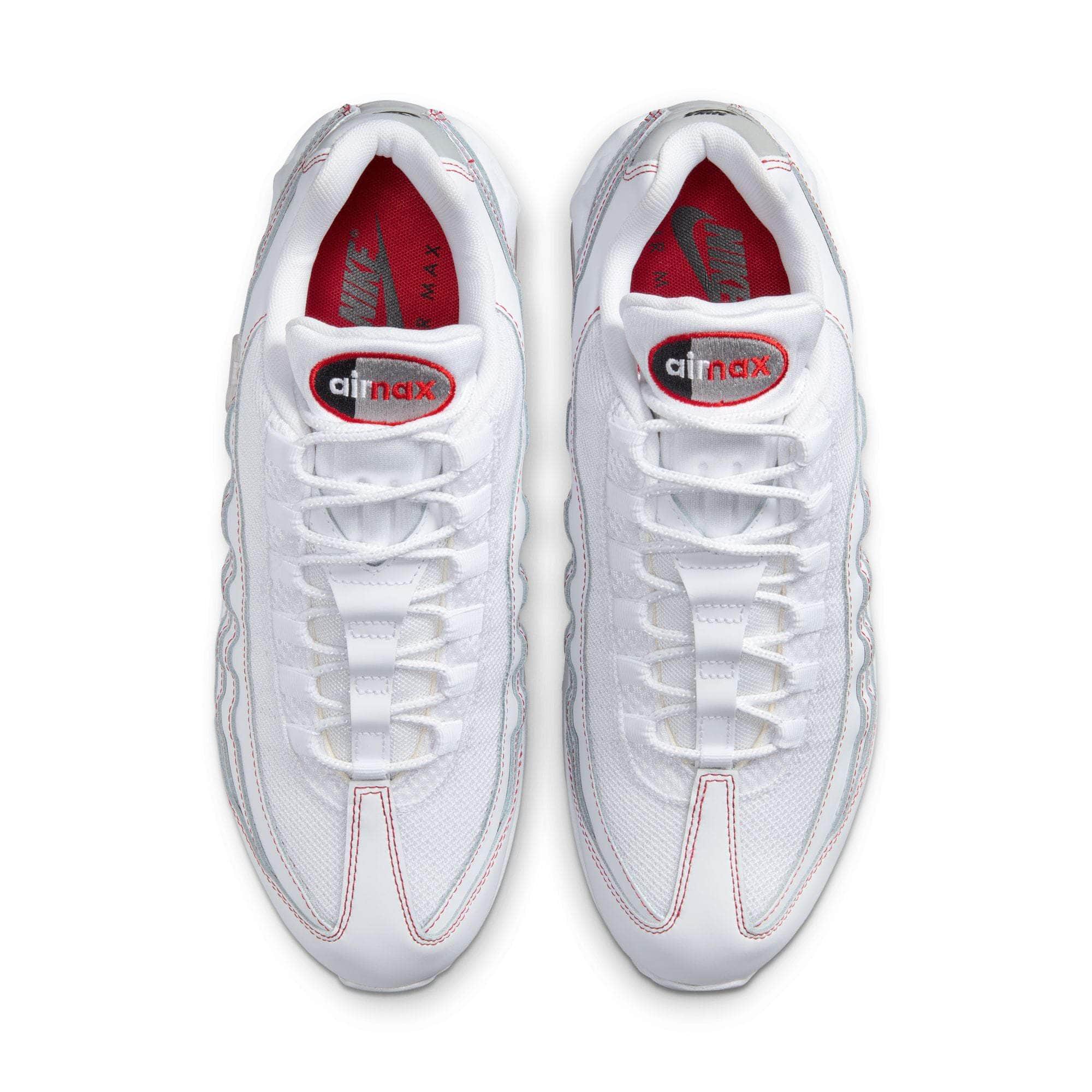 Nike FOOTWEAR Nike Air Max 95 OG "Big Bubble White University Red" - Men's