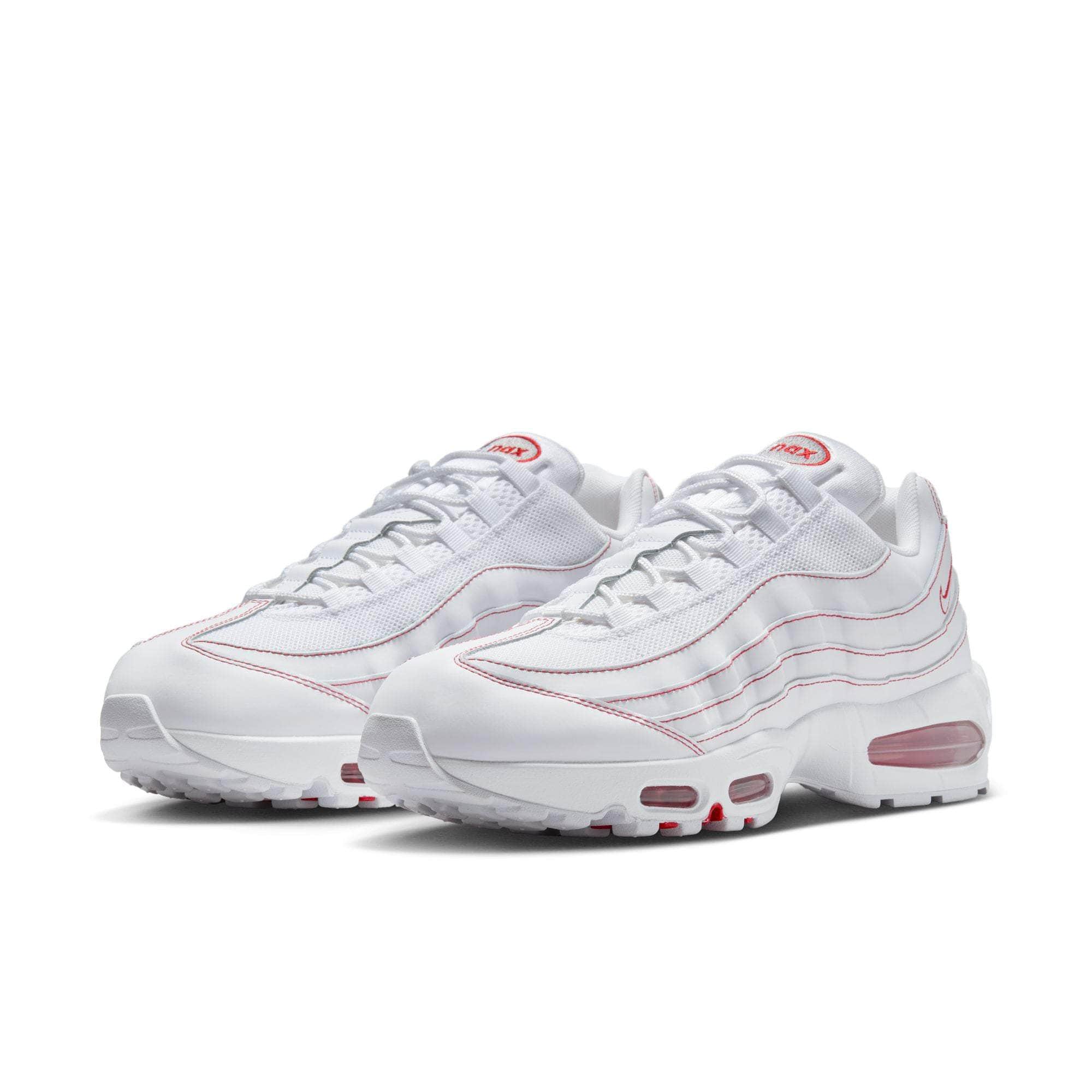 Nike FOOTWEAR Nike Air Max 95 OG "Big Bubble White University Red" - Men's