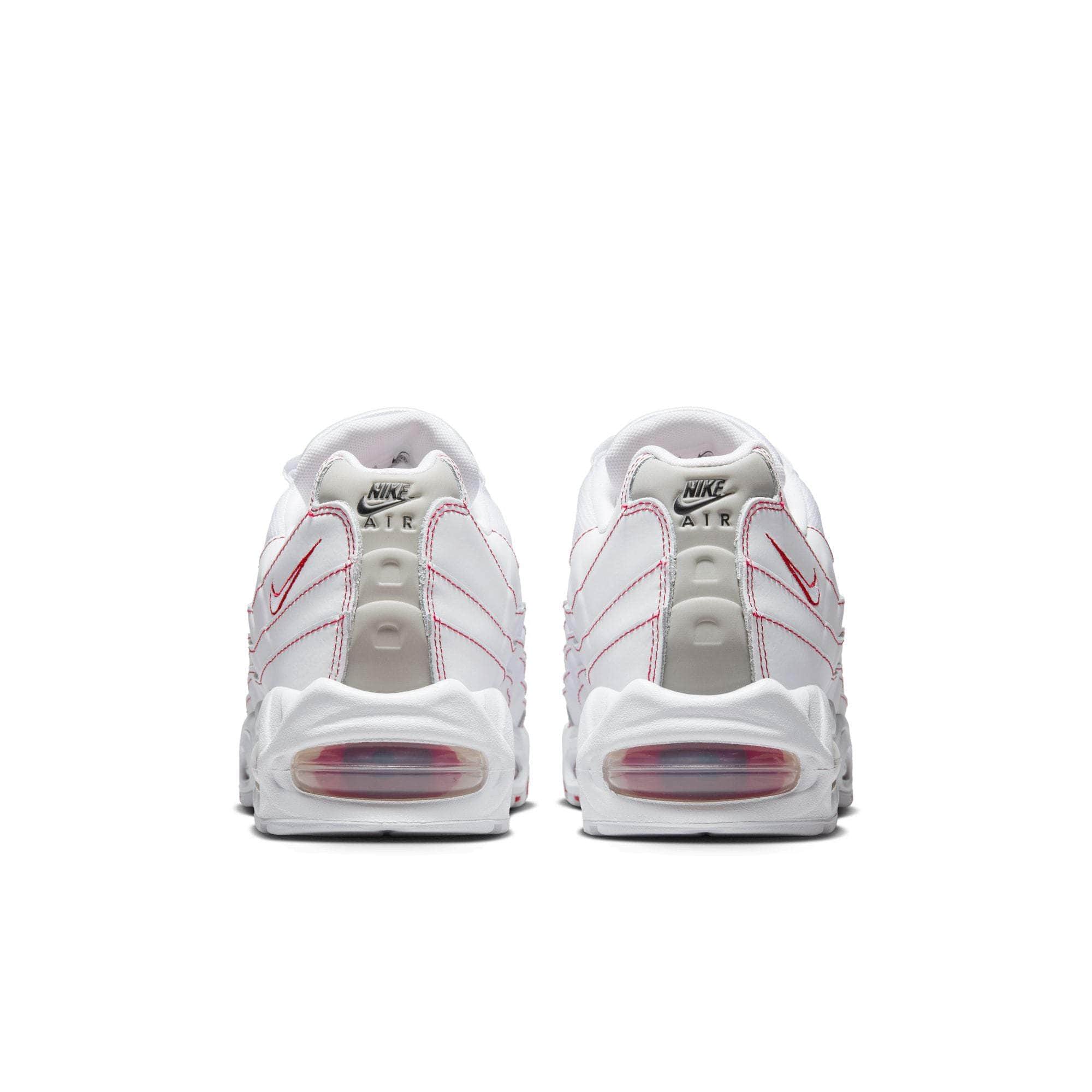 Nike FOOTWEAR Nike Air Max 95 OG "Big Bubble White University Red" - Men's
