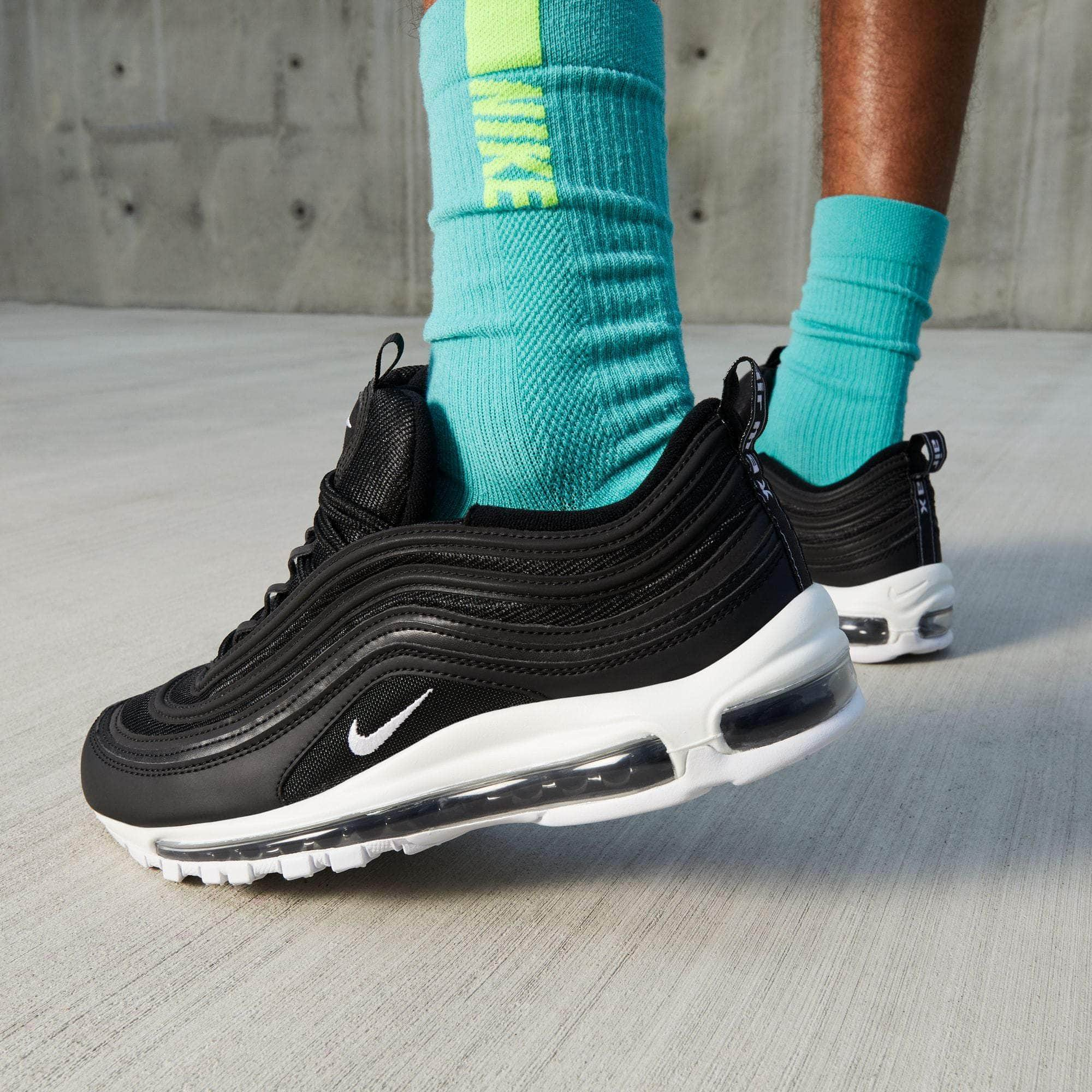 Nike FOOTWEAR Nike Air Max 97 "Black White" - Men's