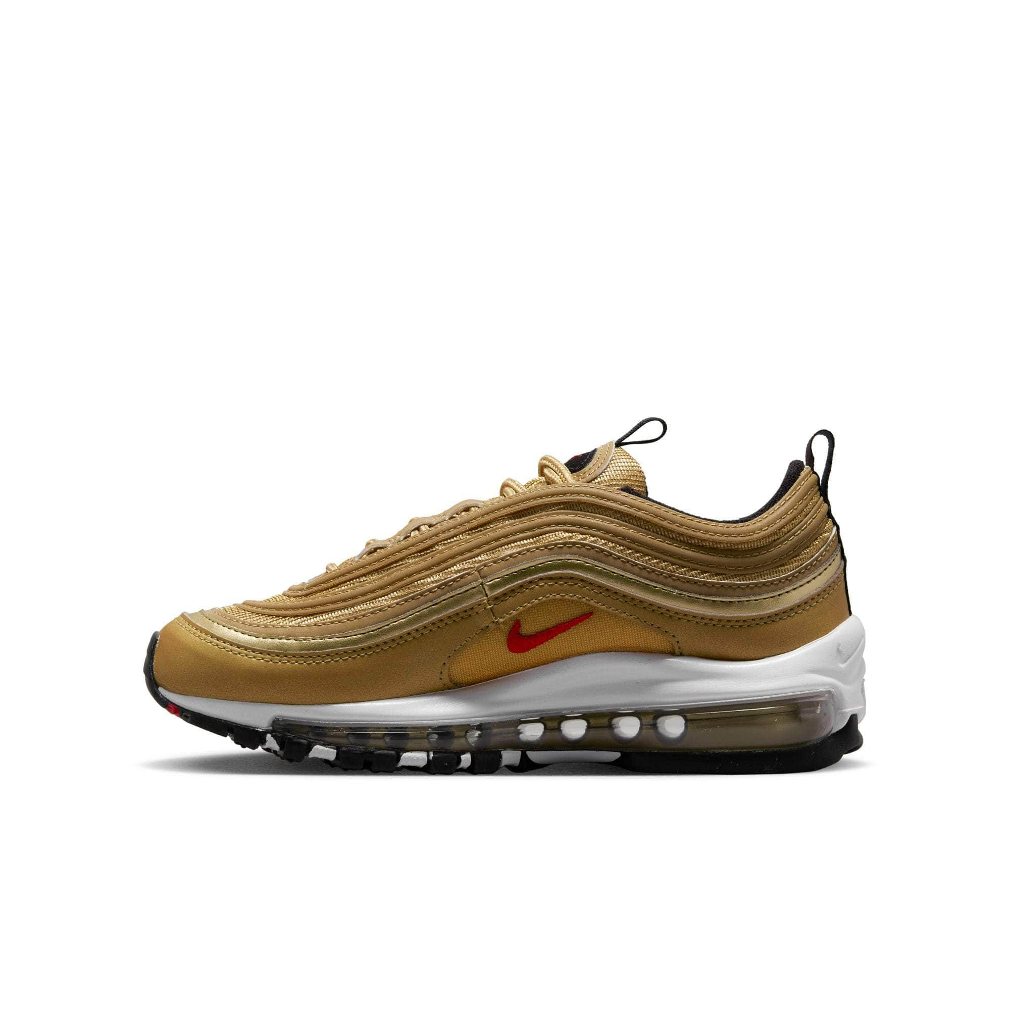 Nike FOOTWEAR Nike Air Max 97 "Metallic Gold" - Boy's GS