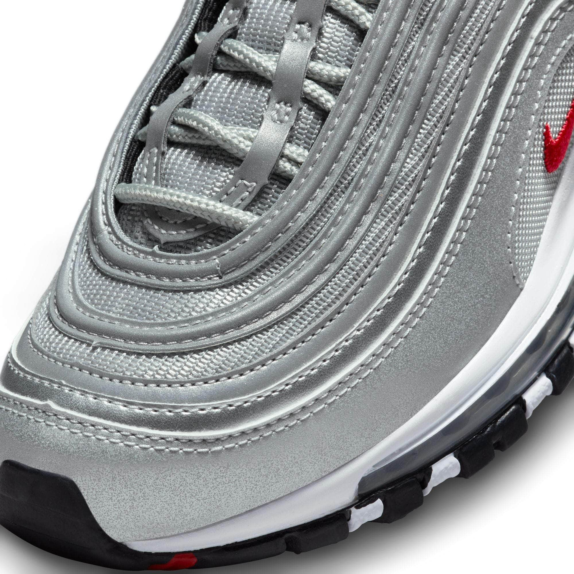 Air max 97 silver hotsell bullet junior