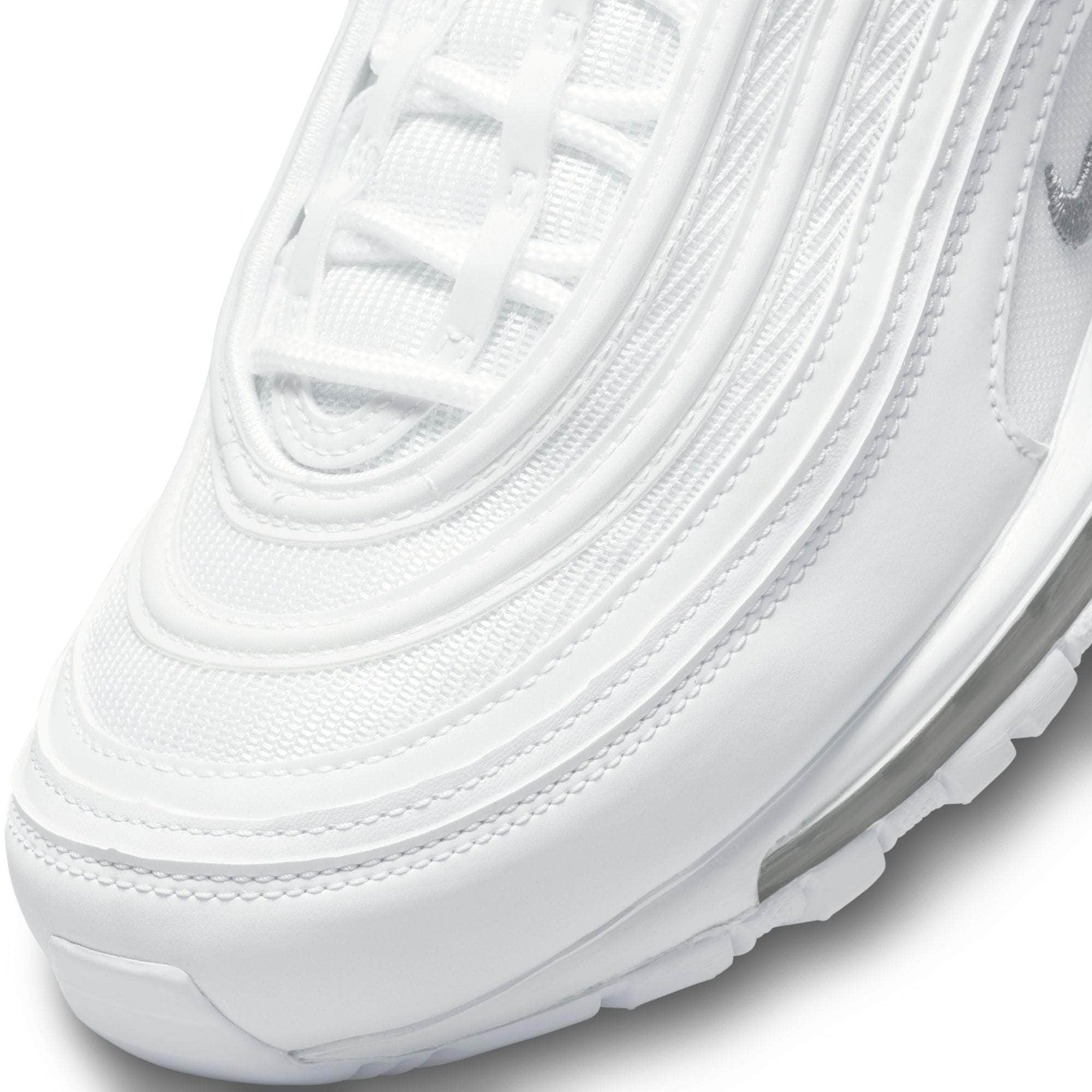 Nike FOOTWEAR Nike Air Max 97 "Triple White Wolf Grey" - Men's