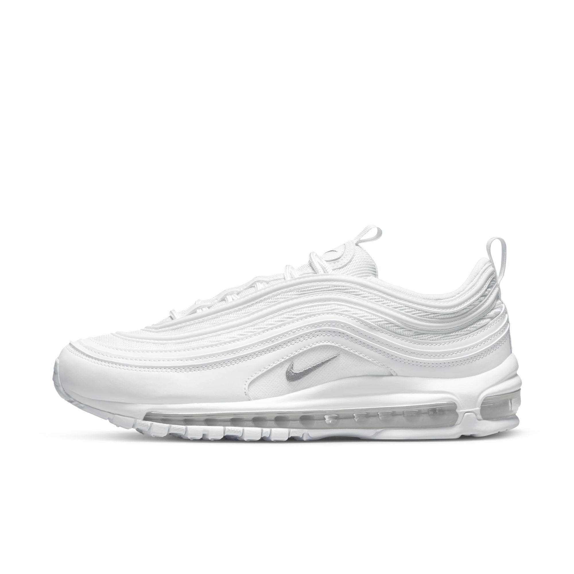 Nike FOOTWEAR Nike Air Max 97 "Triple White Wolf Grey" - Men's