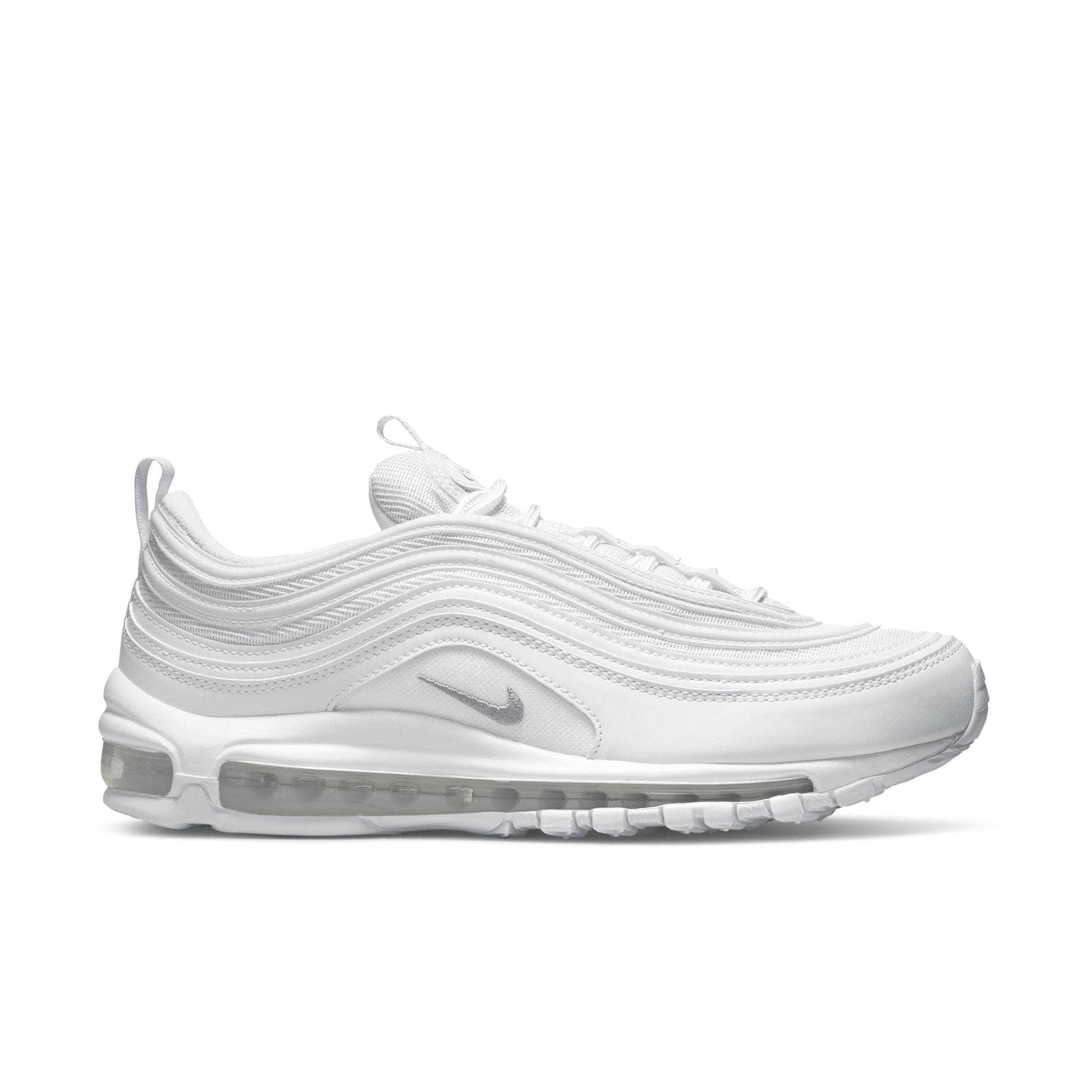 Nike FOOTWEAR Nike Air Max 97 "Triple White Wolf Grey" - Men's