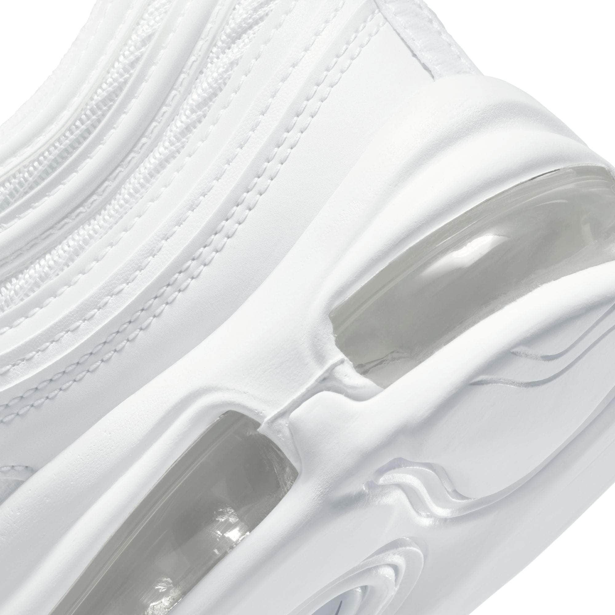 Nike FOOTWEAR Nike Air Max 97 "Triple White Wolf Grey" - Men's