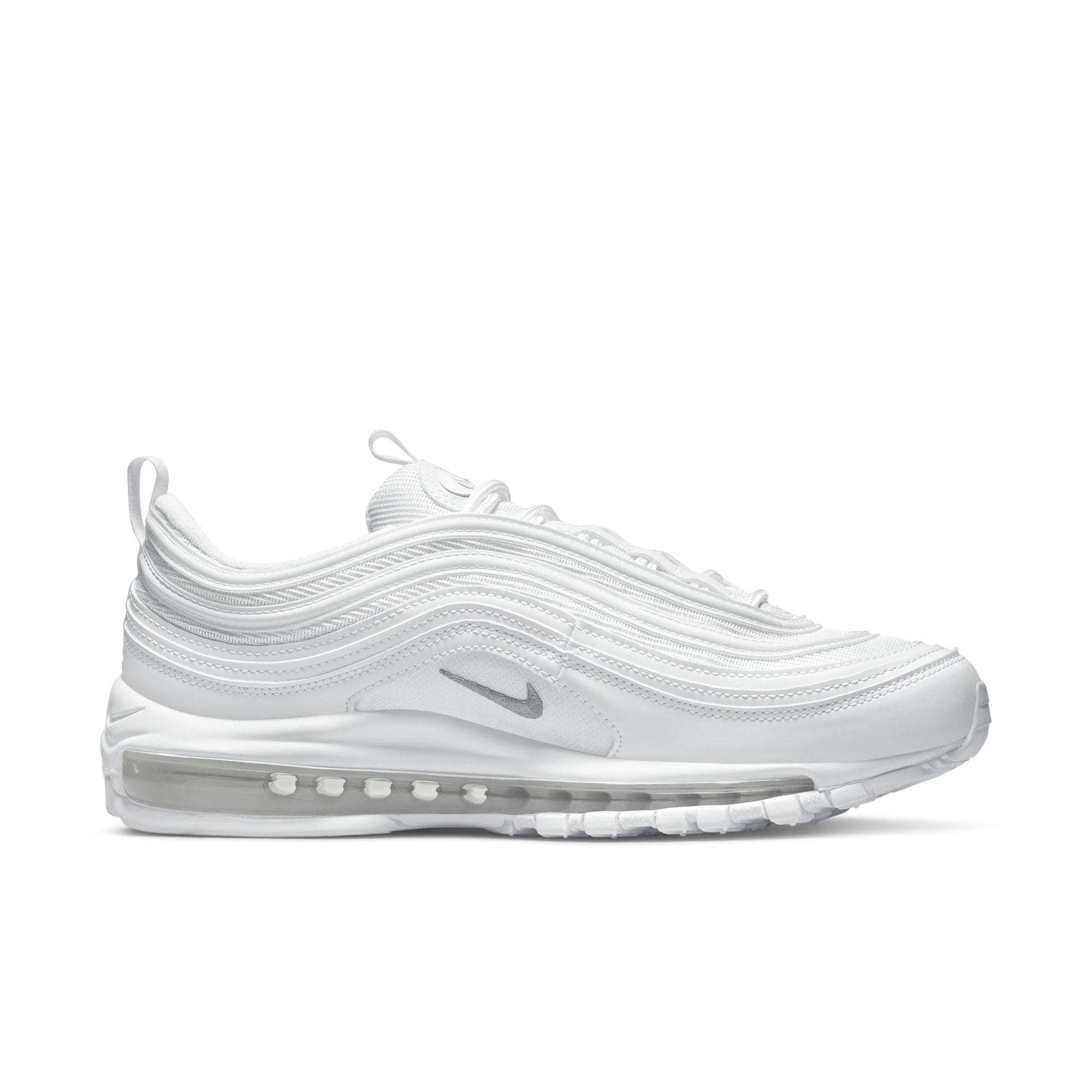 Nike FOOTWEAR Nike Air Max 97 "Triple White Wolf Grey" - Men's