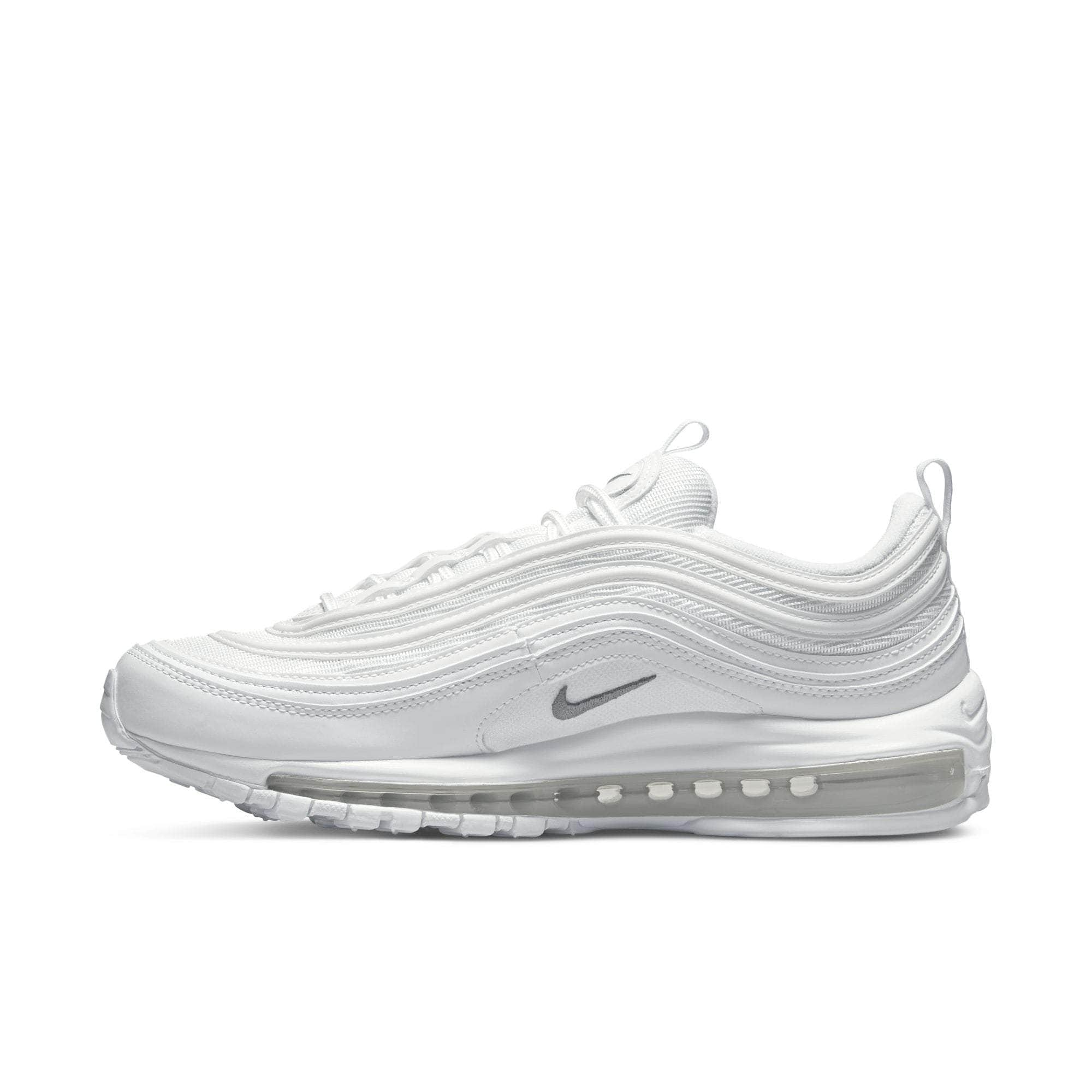 Nike FOOTWEAR Nike Air Max 97 "Triple White Wolf Grey" - Men's