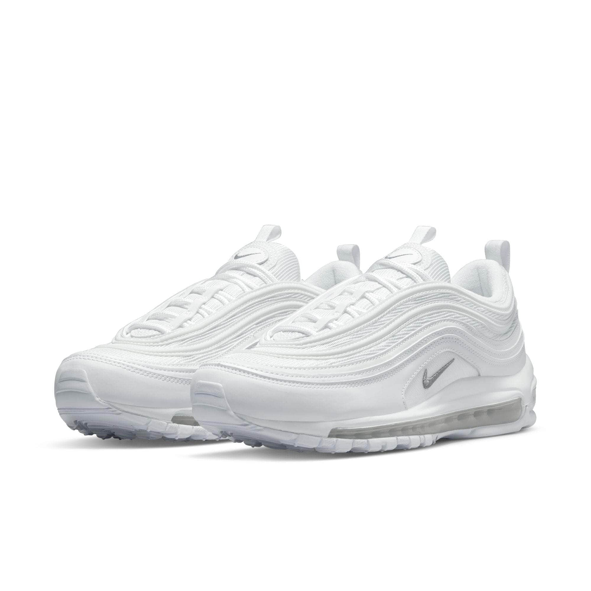 Nike FOOTWEAR Nike Air Max 97 "Triple White Wolf Grey" - Men's