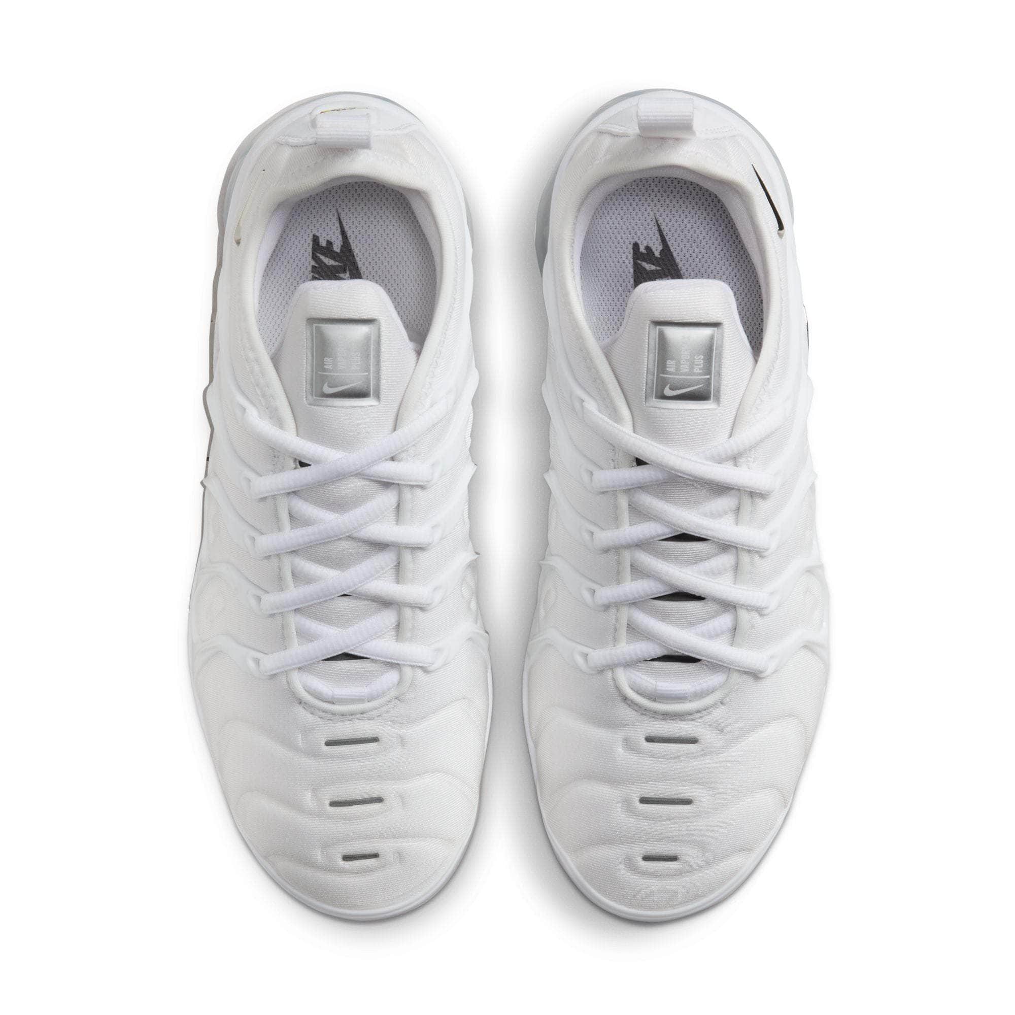 Nike FOOTWEAR Nike Air VaporMax Plus "White Metallic Silver" - Women's