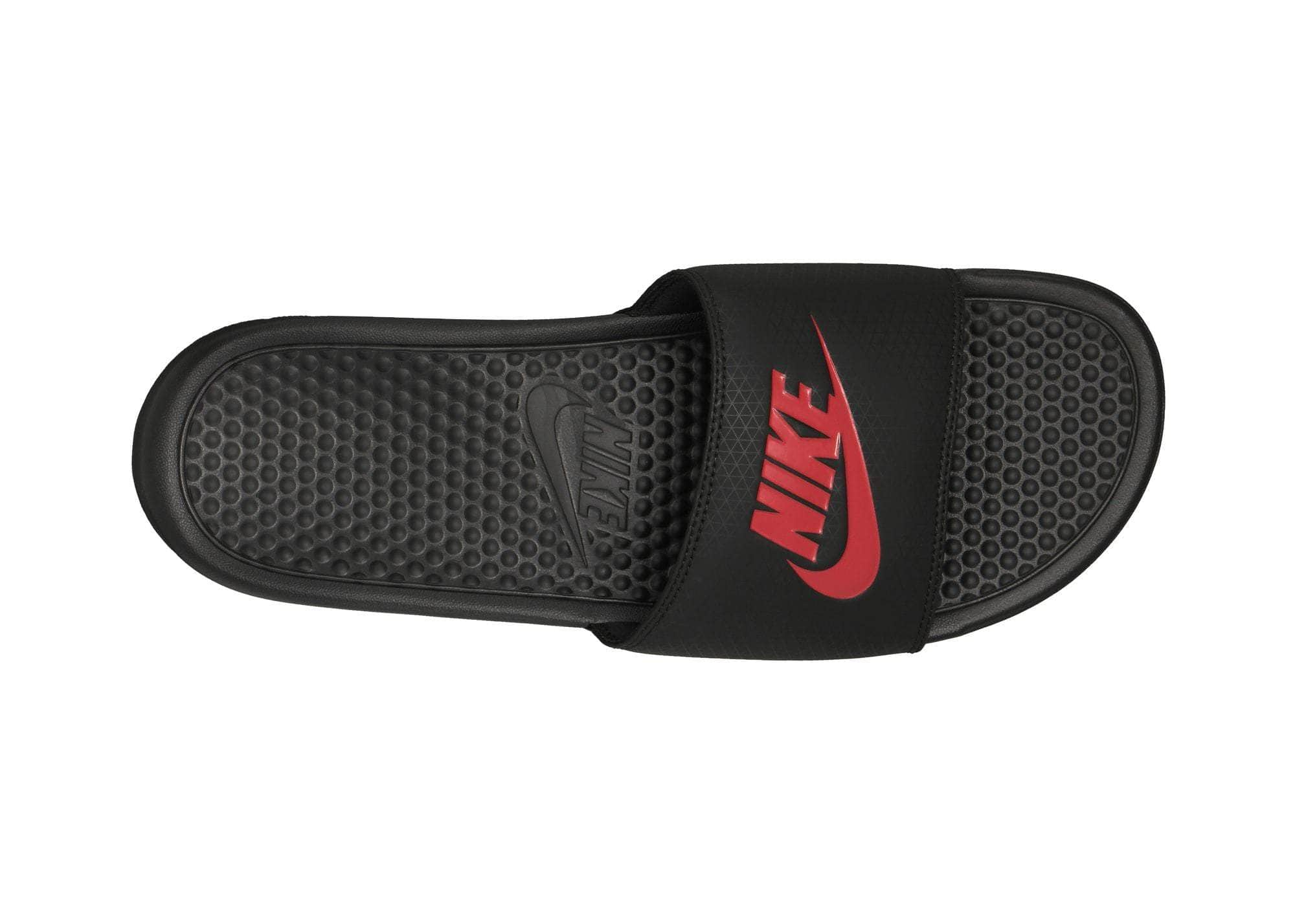 Nike benassi store slides mens red